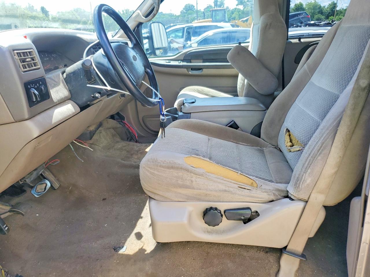 2002 Ford F250 Super Duty Tan vin: 1FTNW21F02EC99658