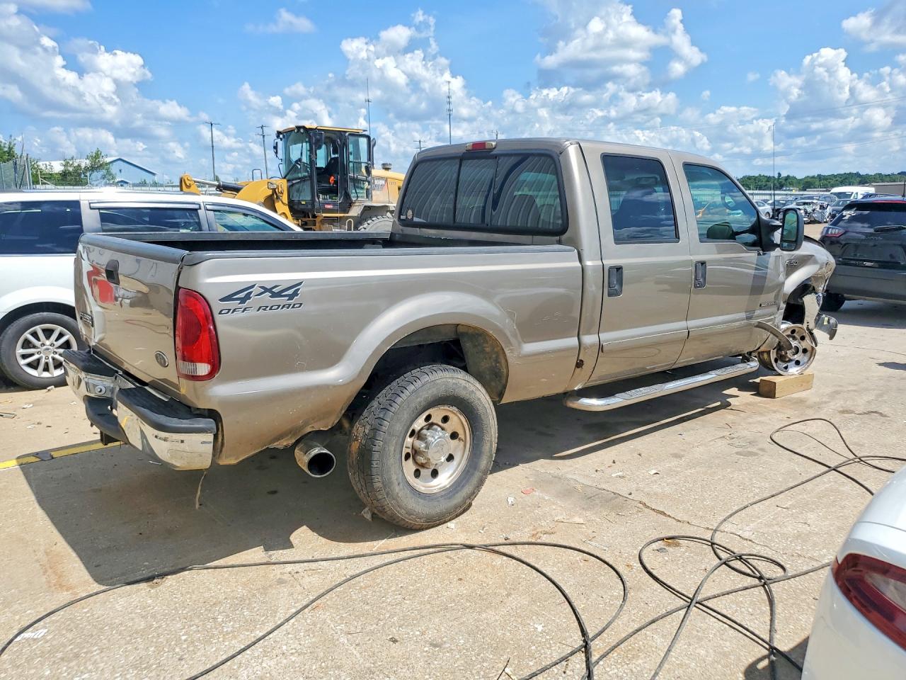 2002 Ford F250 Super Duty Tan vin: 1FTNW21F02EC99658