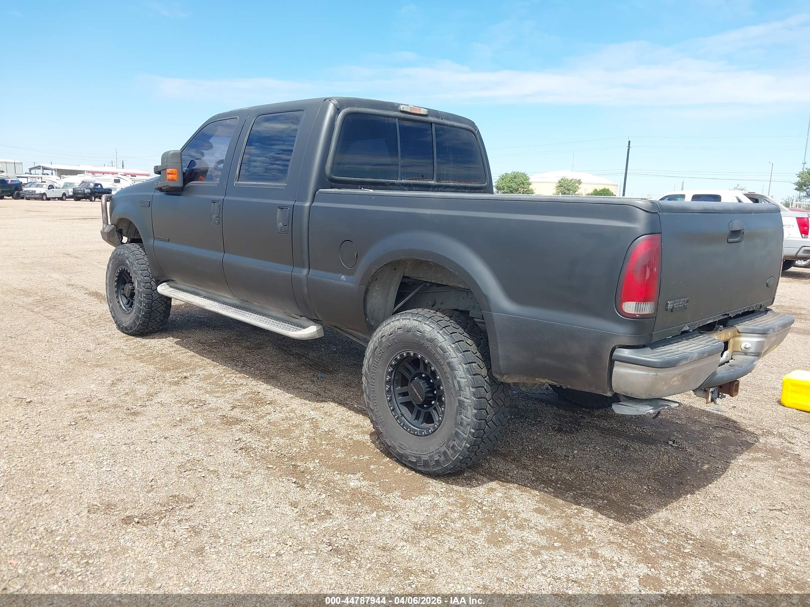 2000 Ford F-250 Lariat/xl/xlt Black vin: 1FTNW21F0YEC71559