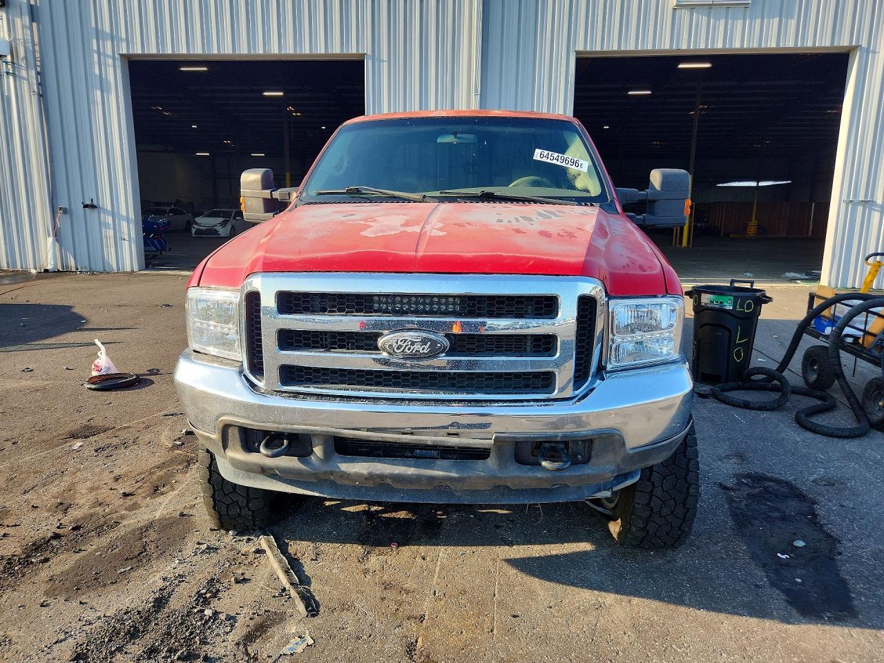 2001 Ford F250 Super Duty Red vin: 1FTNW21F11EC68790