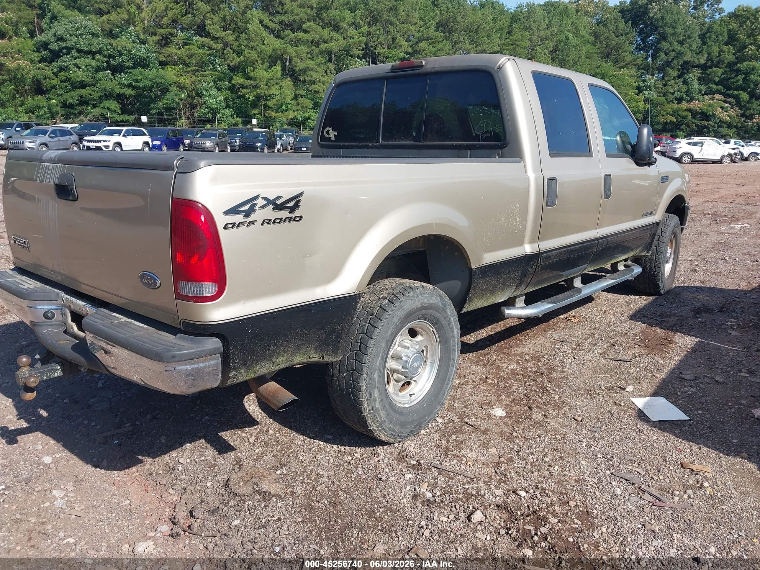 2001 Ford F-250 Lariat/xl/xlt Silver vin: 1FTNW21F11ED69098