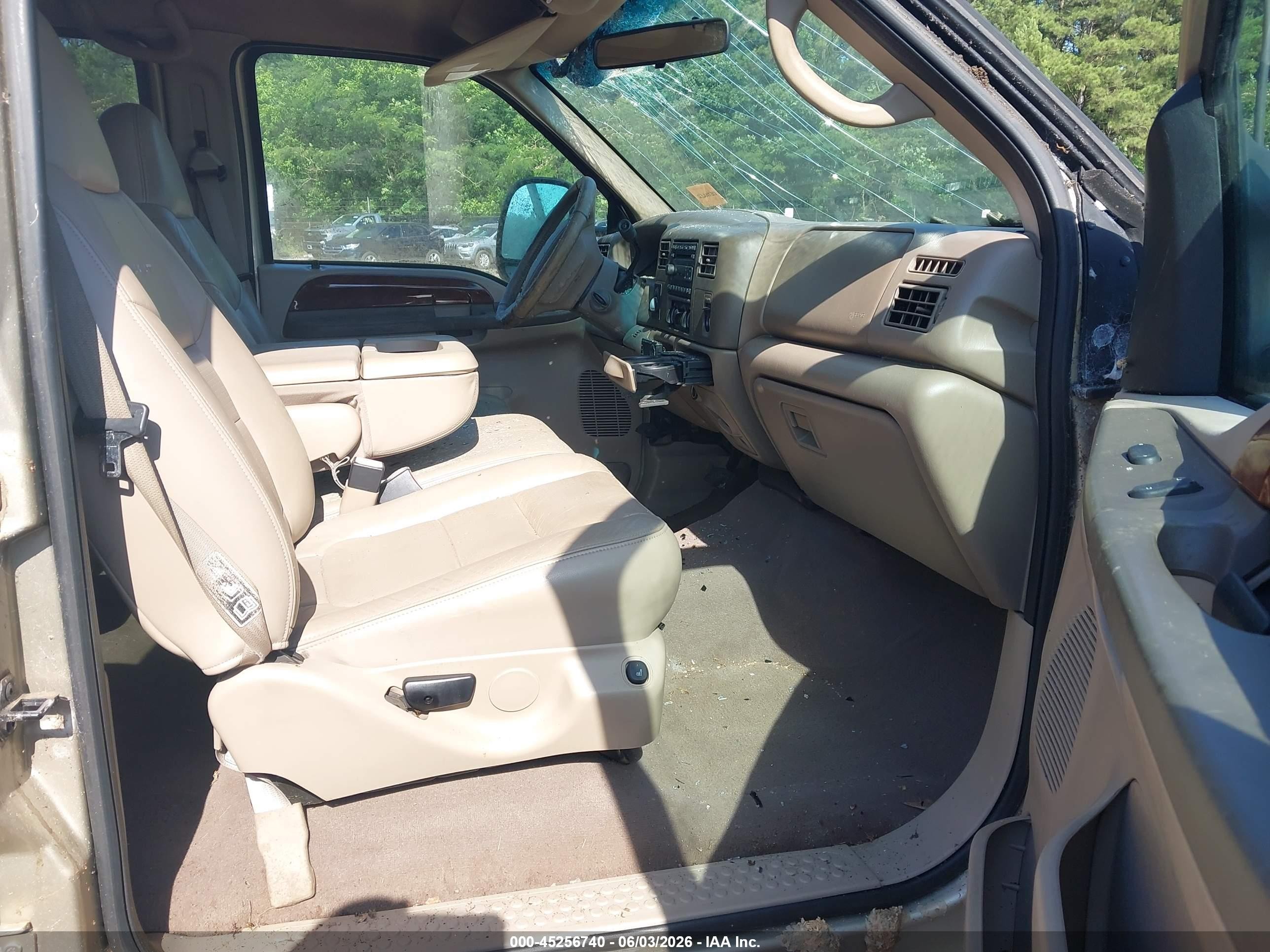 2001 Ford F-250 Lariat/xl/xlt Silver vin: 1FTNW21F11ED69098