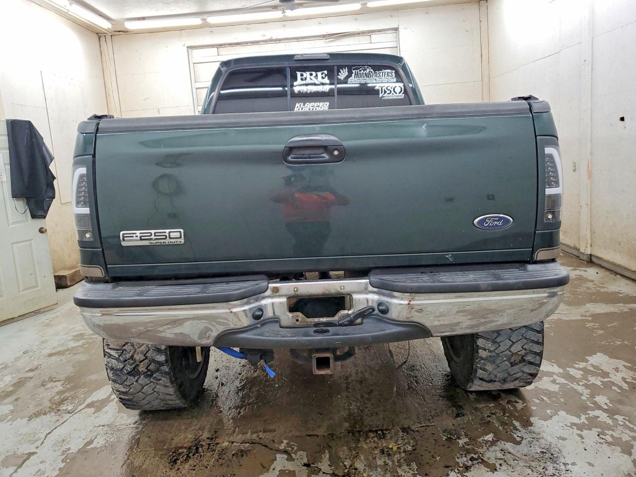 2002 Ford F250 Super Duty Green vin: 1FTNW21F12EC31899