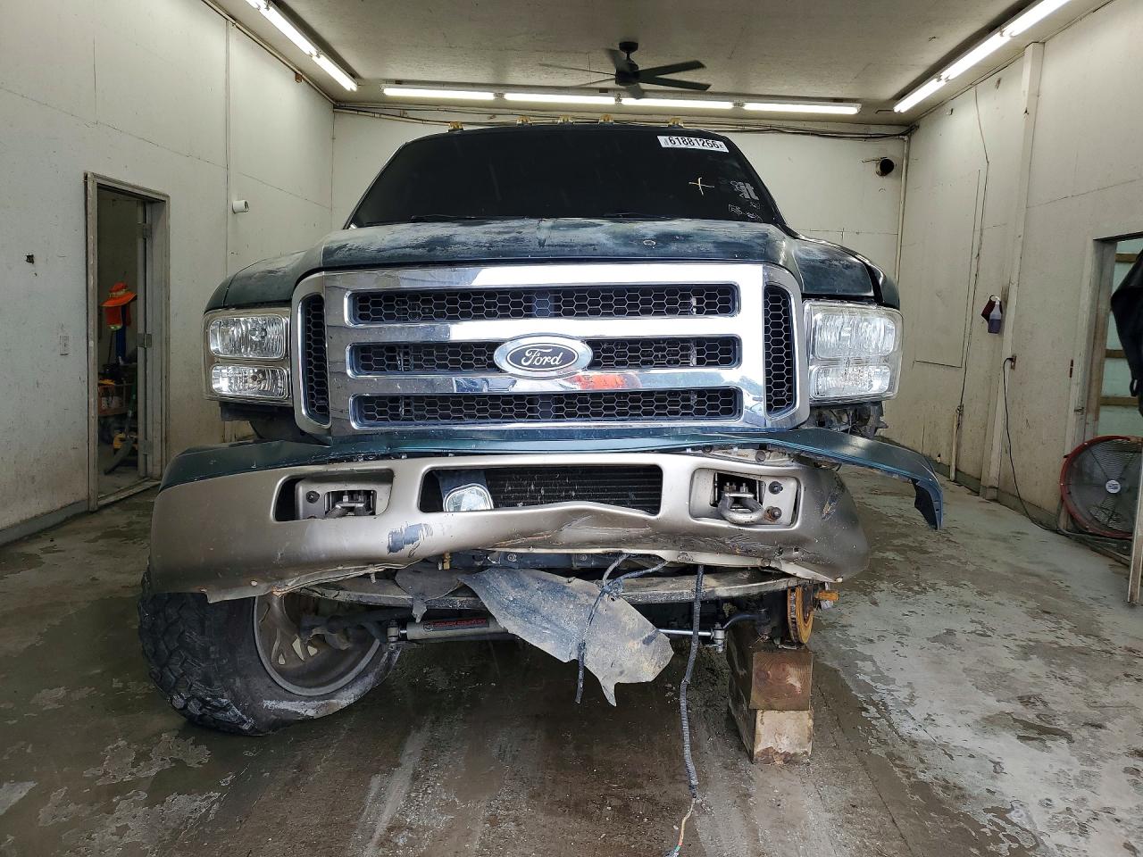 2002 Ford F250 Super Duty Green vin: 1FTNW21F12EC31899
