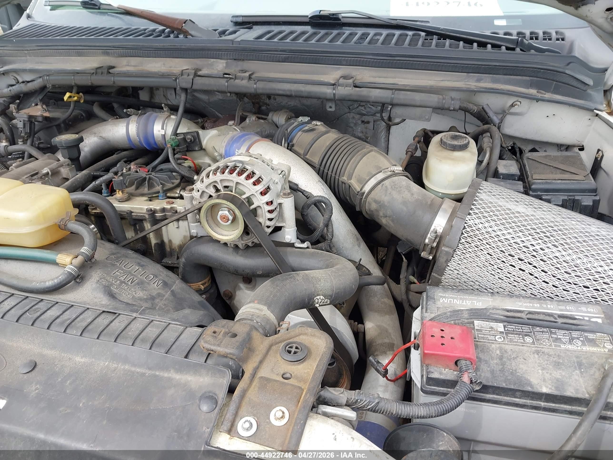 1999 Ford F-250   Белый vin: 1FTNW21F1XEC14141