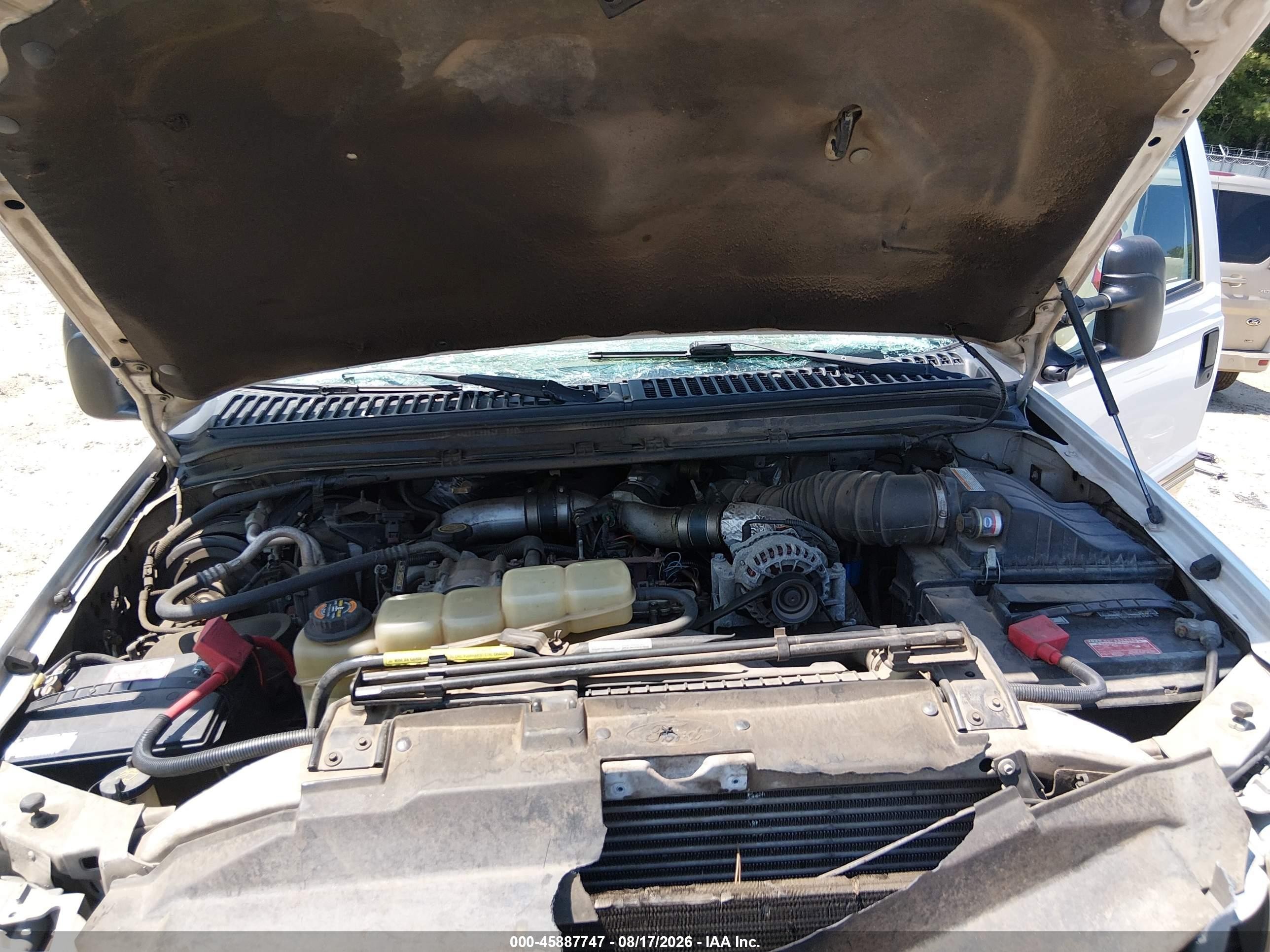 2000 Ford F-250 Lariat/xl/xlt Белый vin: 1FTNW21F1YED57771