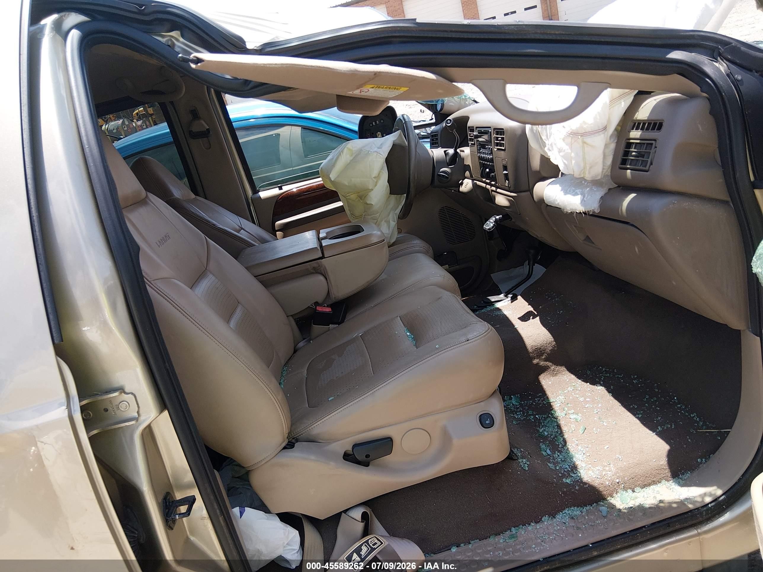2001 Ford F250 Super Duty Желто-коричневый vin: 1FTNW21F21EB75793