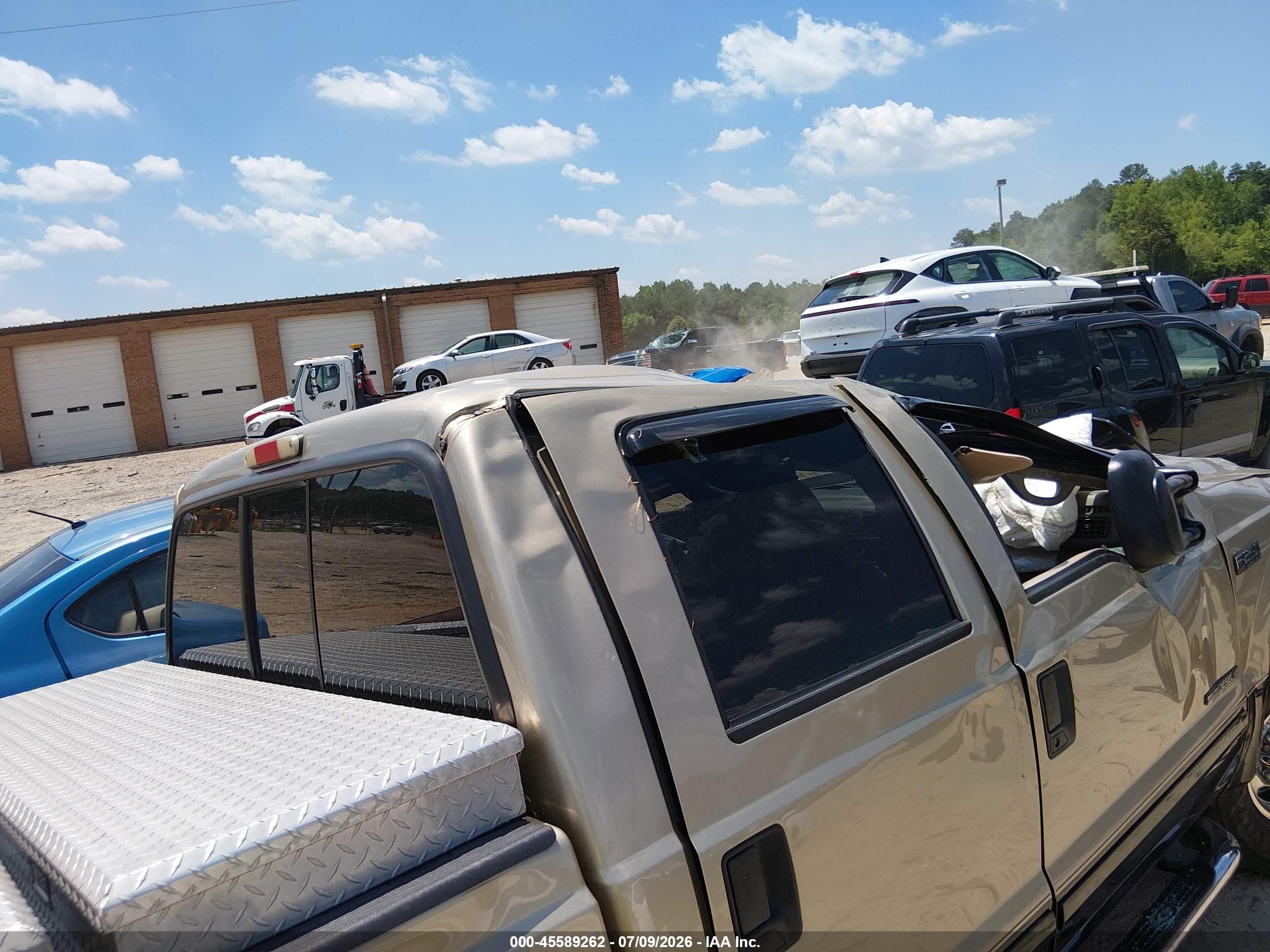 2001 Ford F250 Super Duty Желто-коричневый vin: 1FTNW21F21EB75793