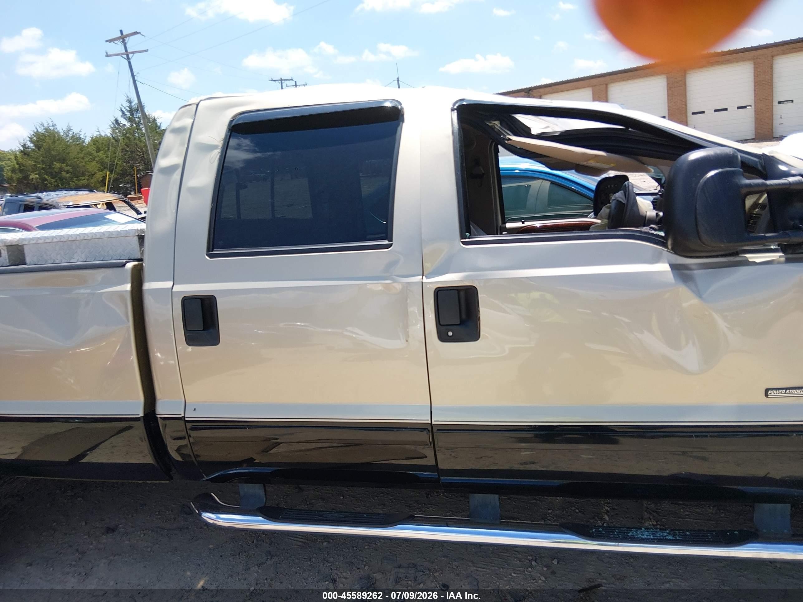 2001 Ford F250 Super Duty Желто-коричневый vin: 1FTNW21F21EB75793