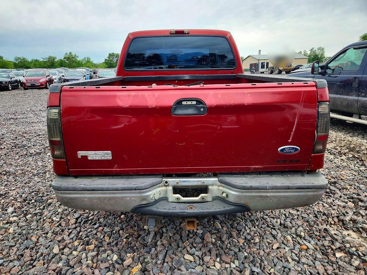 2001 Ford F250 Super Duty Burgundy vin: 1FTNW21F21ED02865