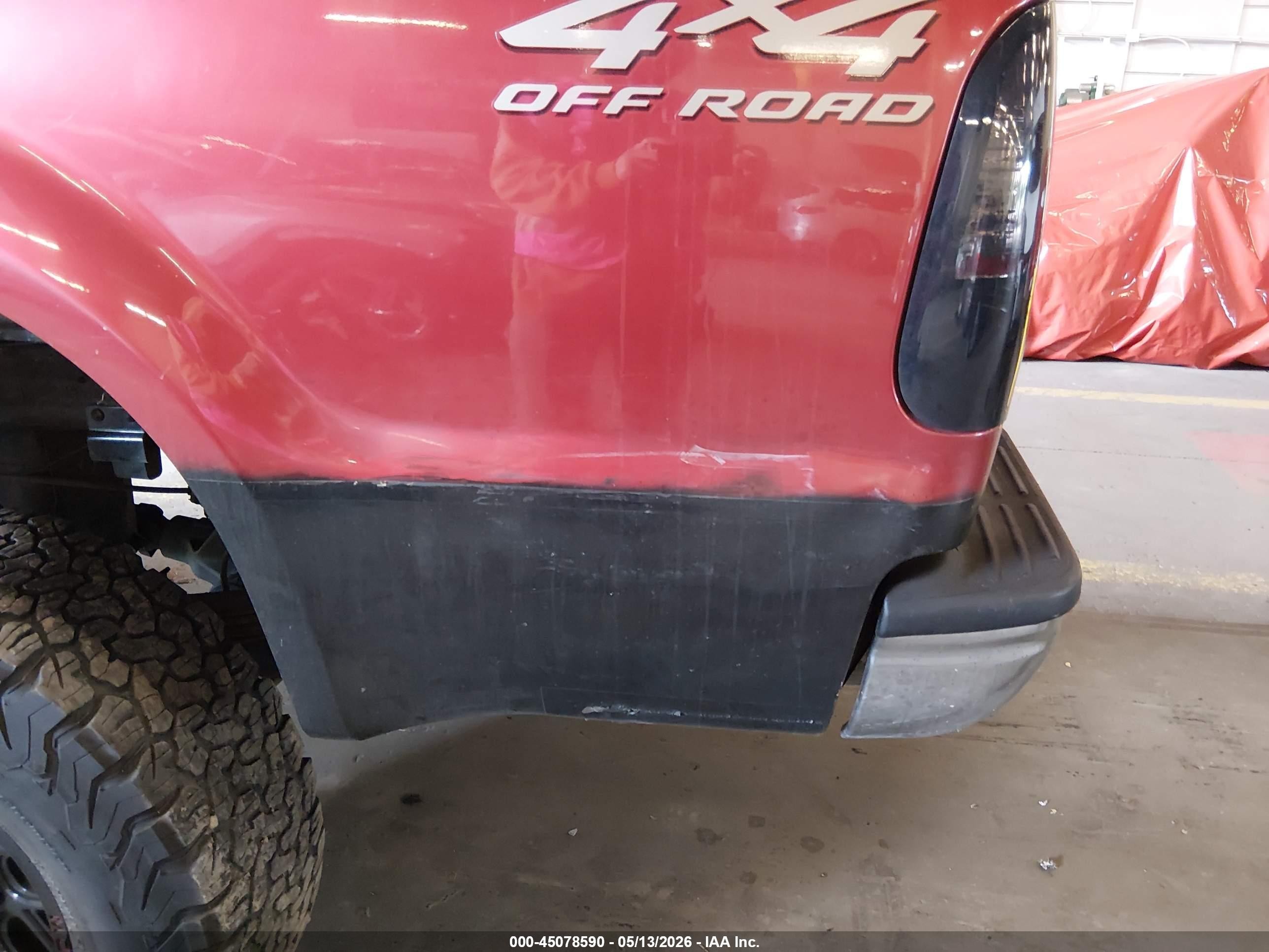 2002 Ford F-250 Lariat/xl/xlt Red vin: 1FTNW21F22EB06006