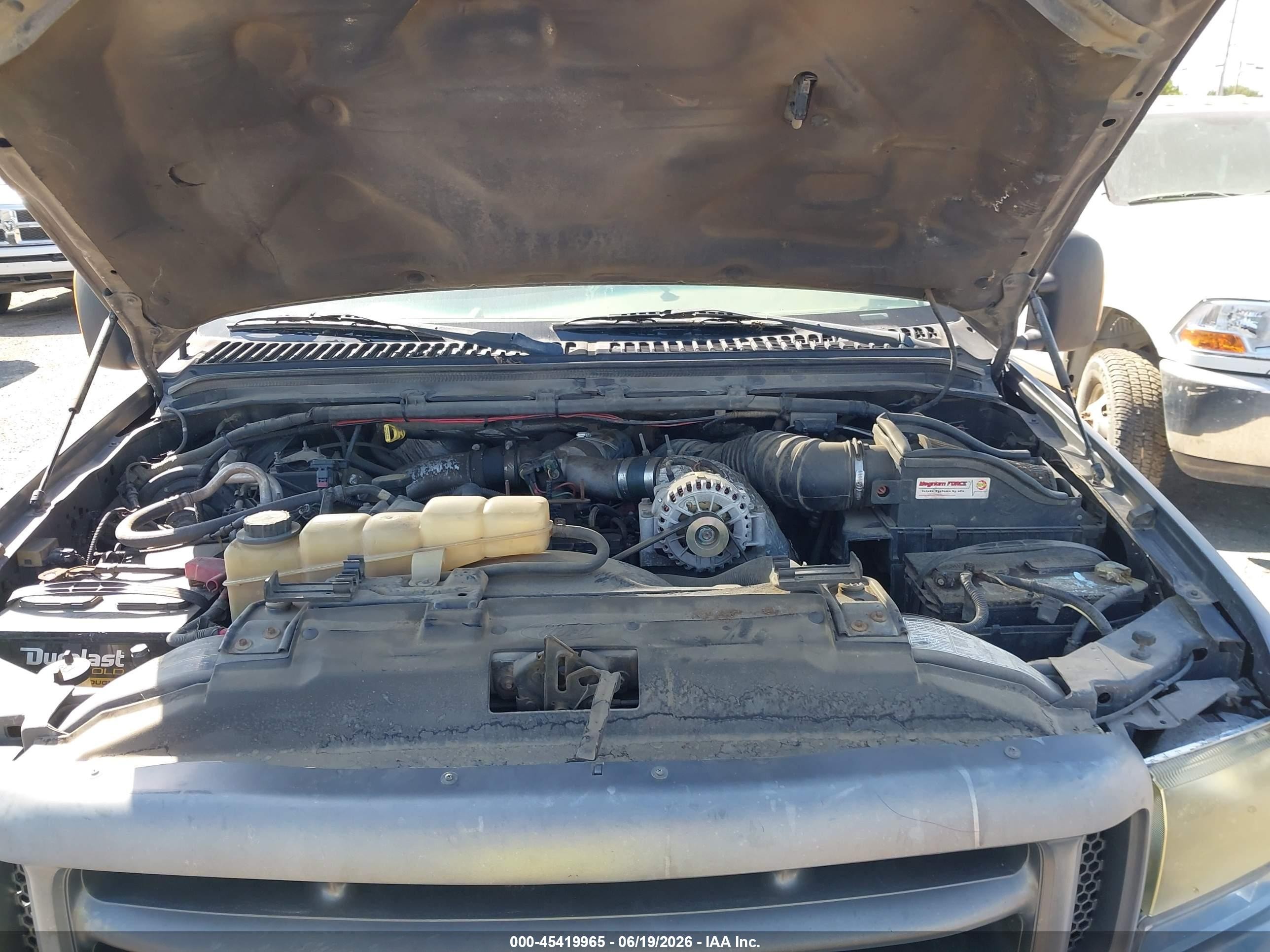 2002 Ford F-250 Lariat/xl/xlt Gray vin: 1FTNW21F22EB68988