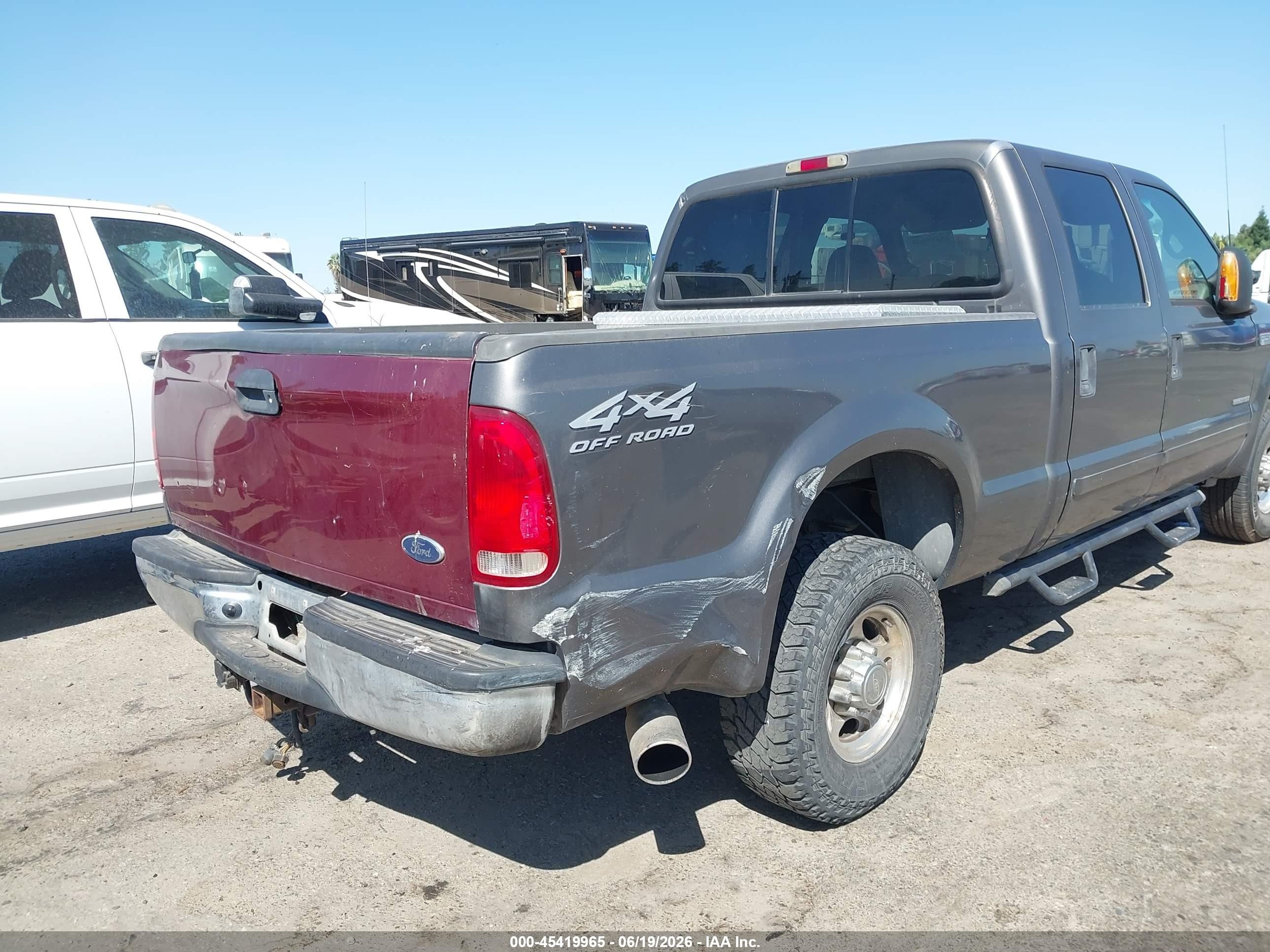 2002 Ford F-250 Lariat/xl/xlt Gray vin: 1FTNW21F22EB68988
