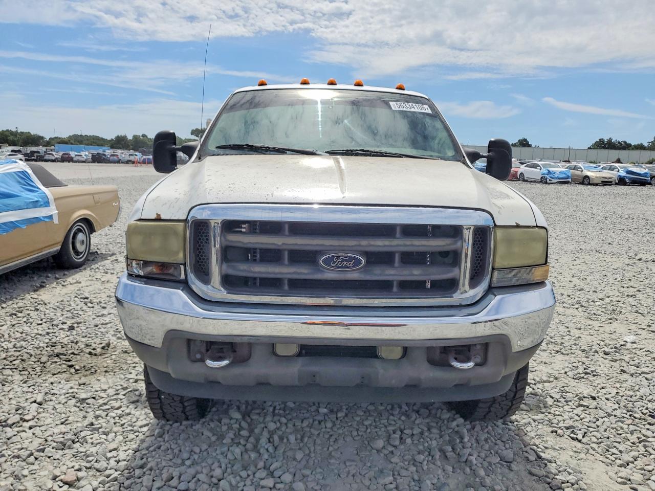 2002 Ford F250 Super Duty White vin: 1FTNW21F22EC45228
