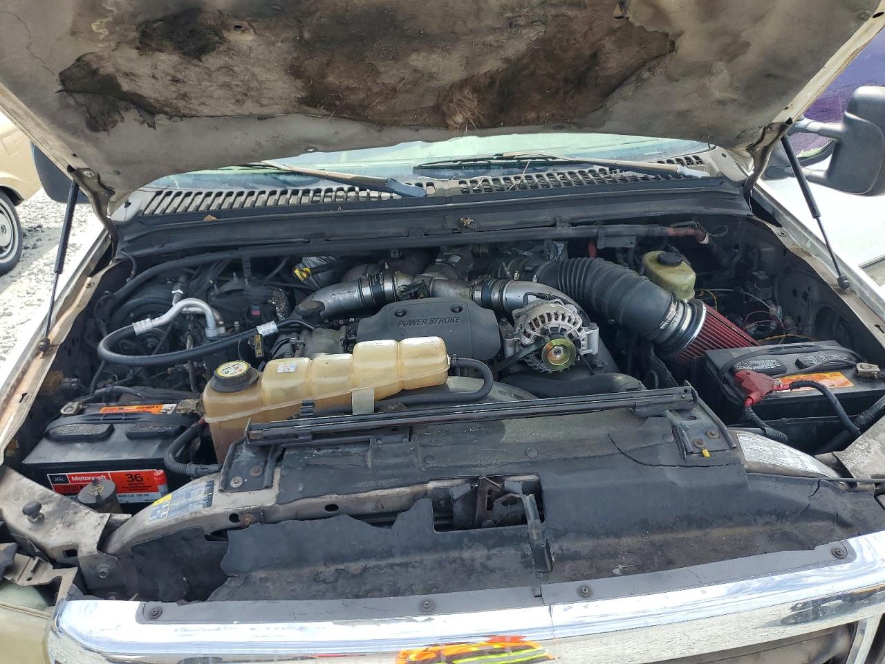 2002 Ford F250 Super Duty White vin: 1FTNW21F22EC45228