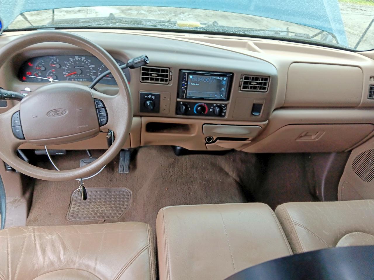 1999 Ford F250 Super Duty Blue vin: 1FTNW21F3XED75154