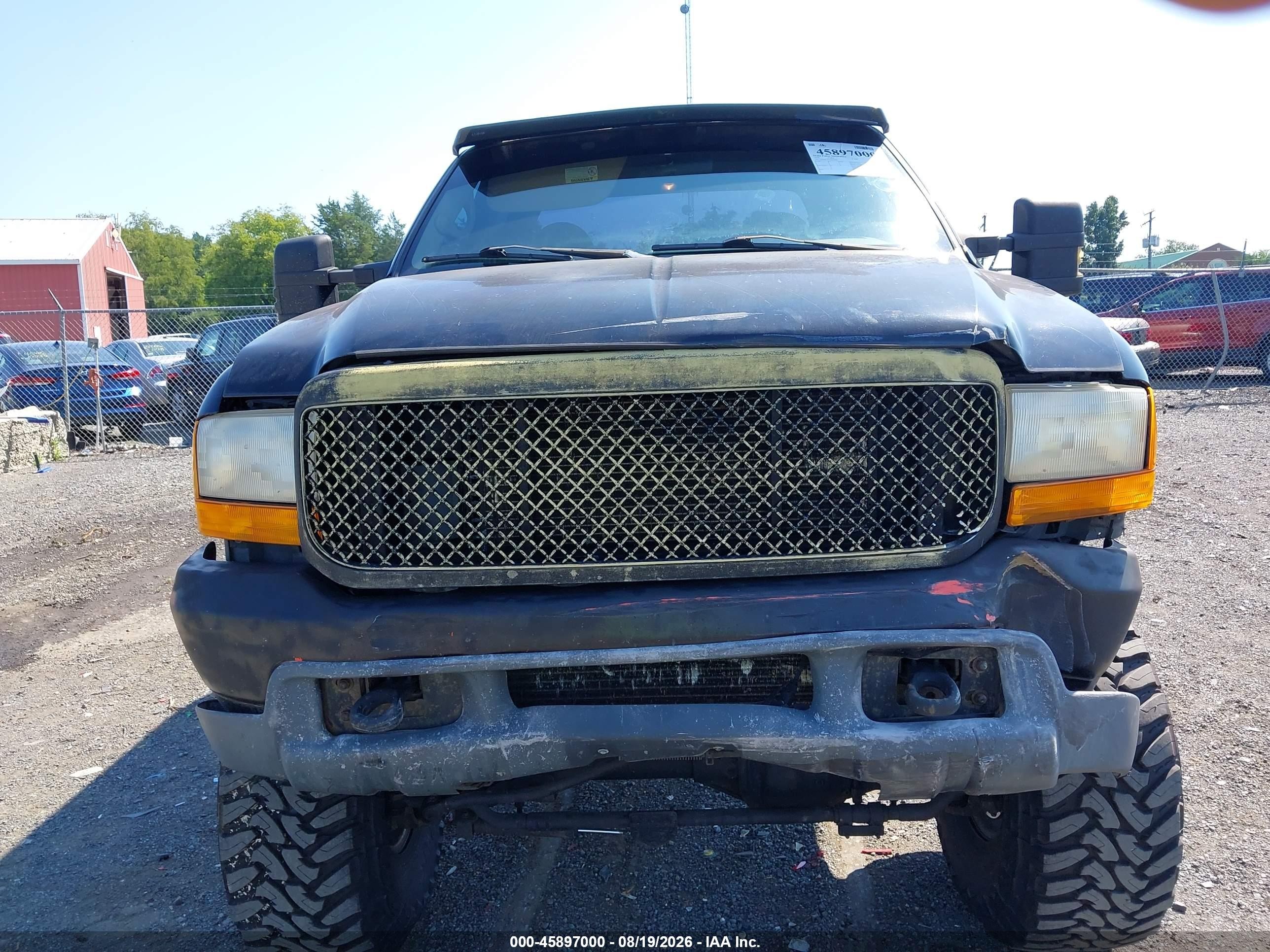 1999 Ford F-250 Lariat/xl/xlt Black vin: 1FTNW21F3XEE22019