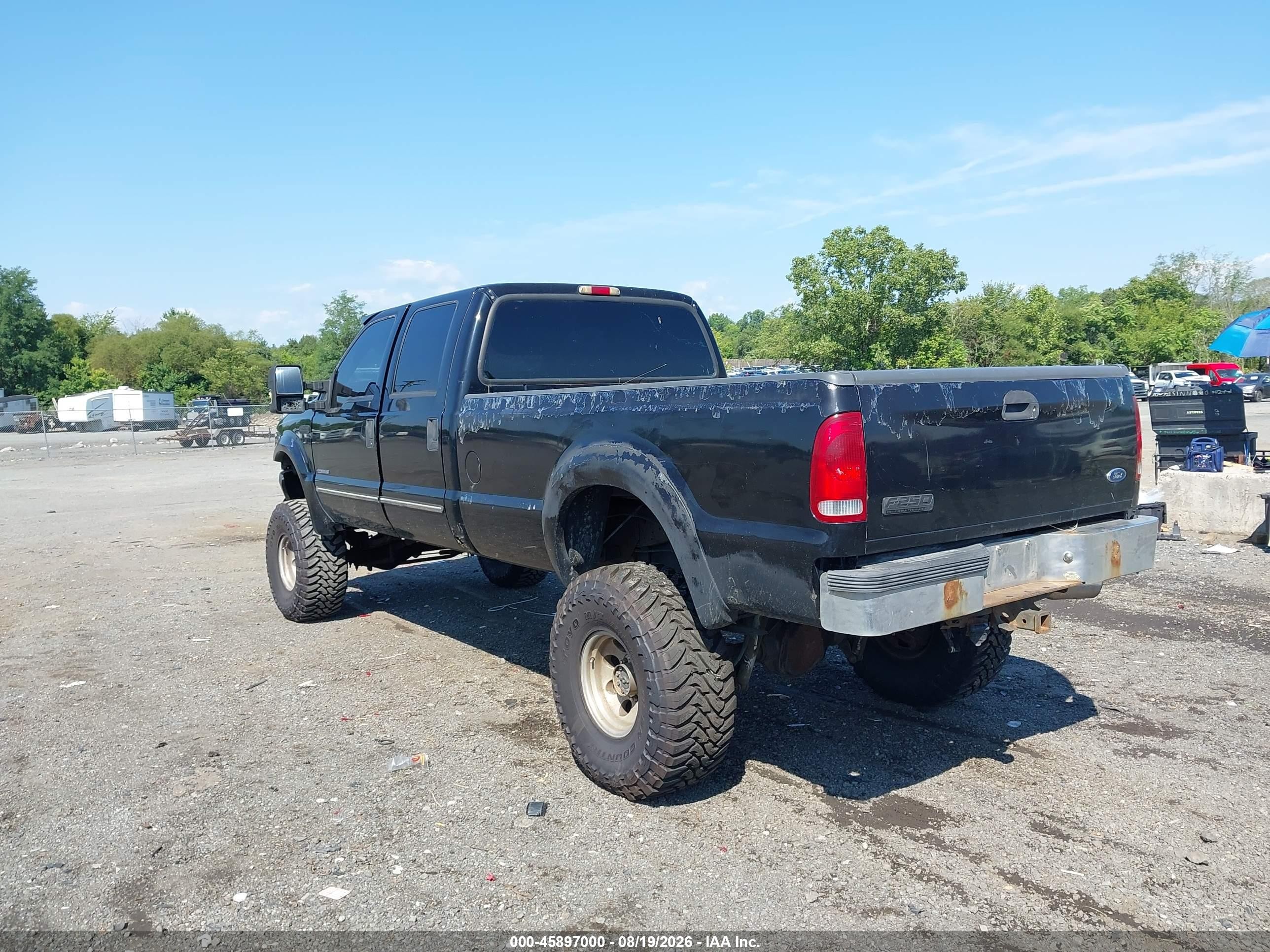 1999 Ford F-250 Lariat/xl/xlt Black vin: 1FTNW21F3XEE22019