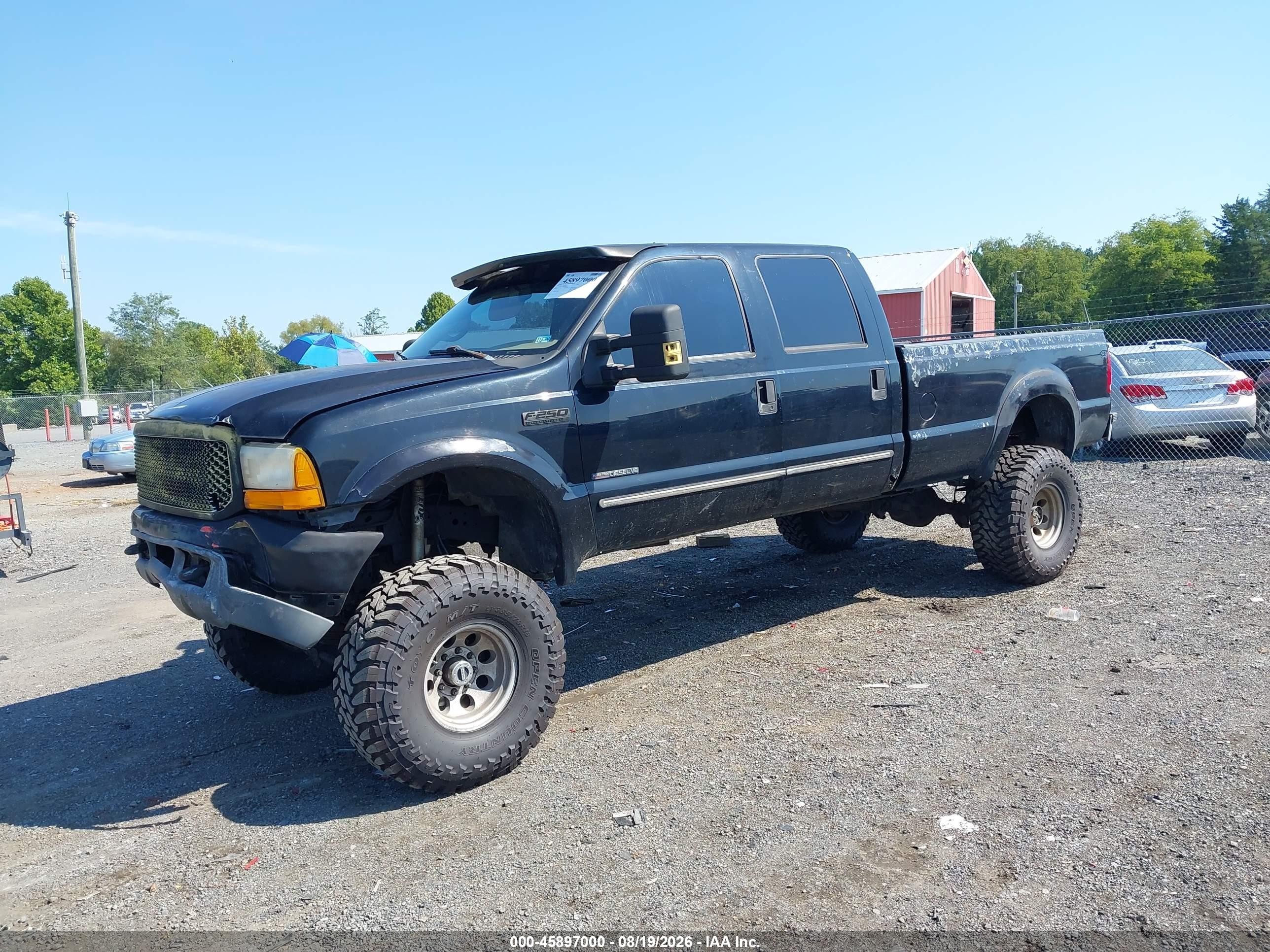 1999 Ford F-250 Lariat/xl/xlt Black vin: 1FTNW21F3XEE22019