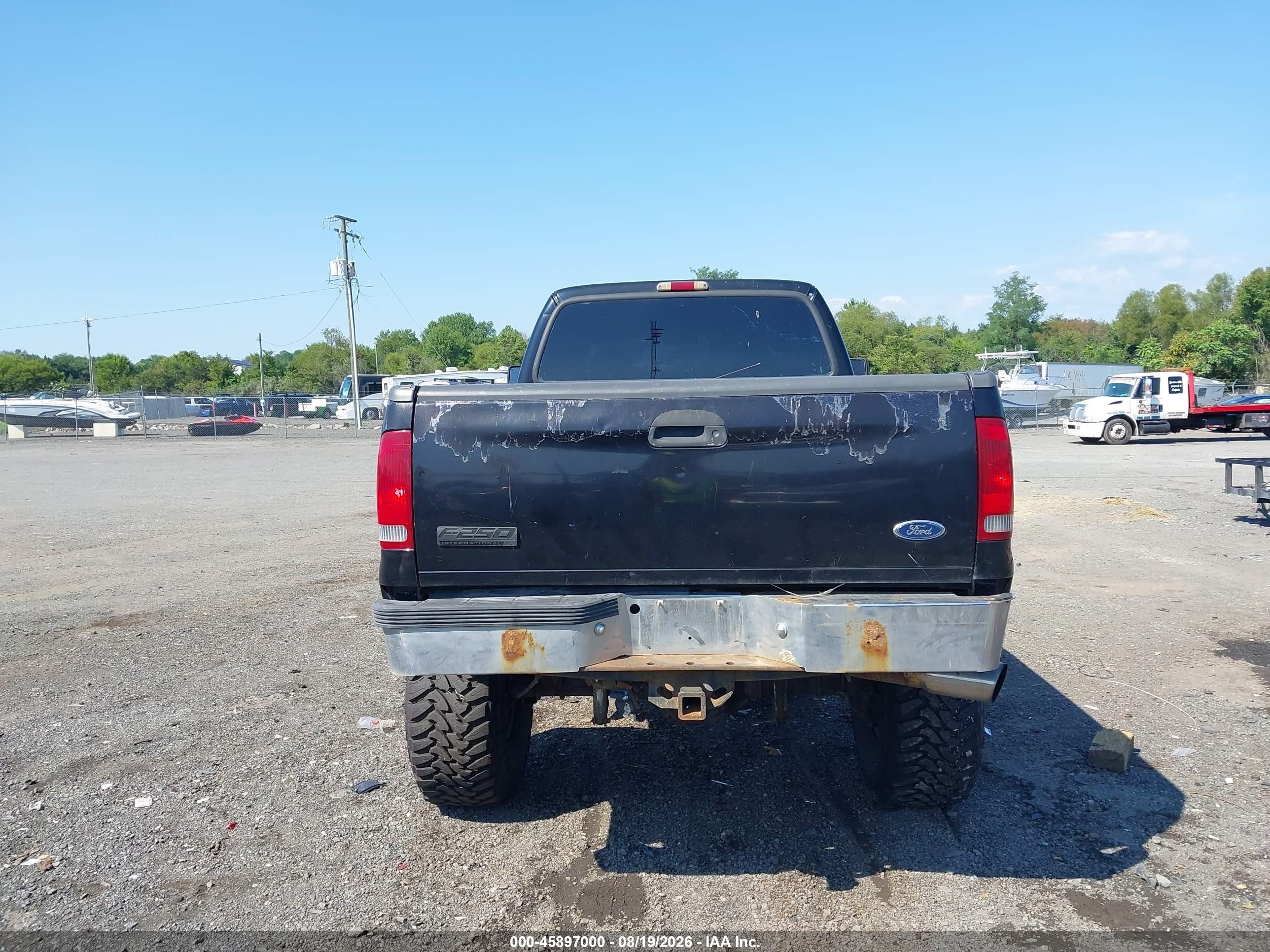 1999 Ford F-250 Lariat/xl/xlt Black vin: 1FTNW21F3XEE22019
