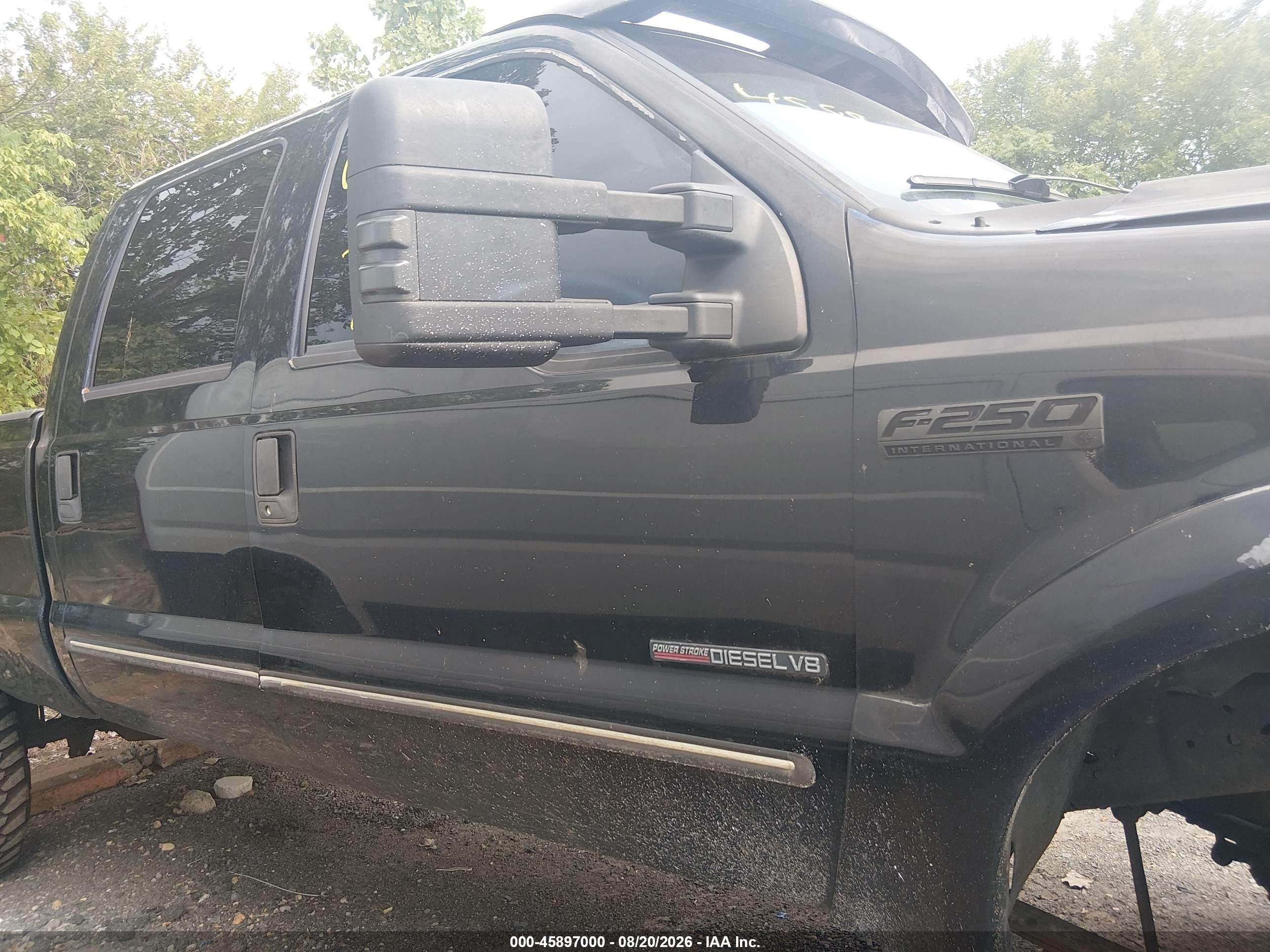 1999 Ford F-250 Lariat/xl/xlt Black vin: 1FTNW21F3XEE22019