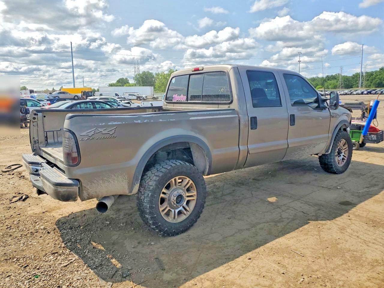 2002 Ford F250 Super Duty Gold vin: 1FTNW21F42ED32256