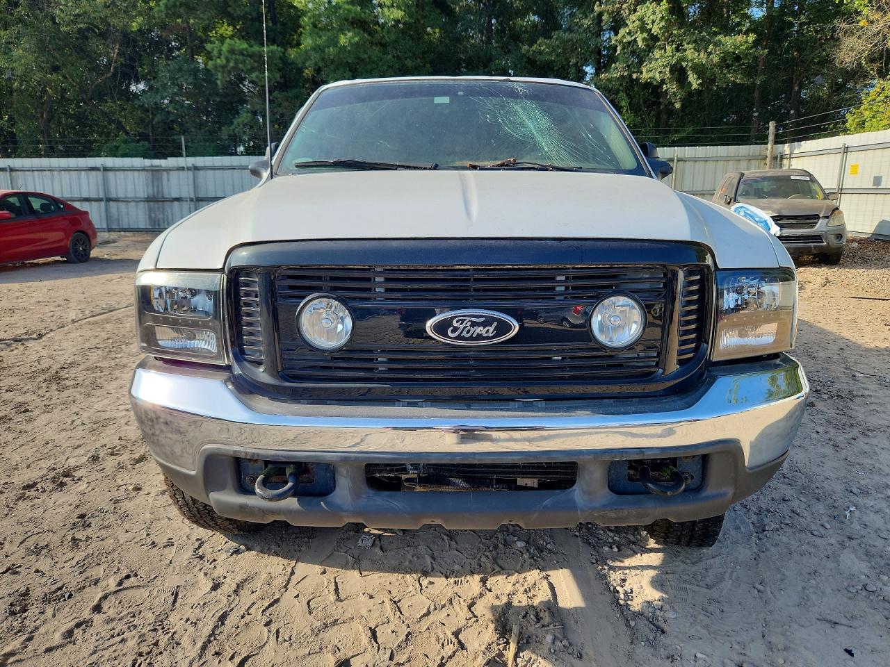 2000 Ford F250 Super Duty White vin: 1FTNW21F4YEE52325