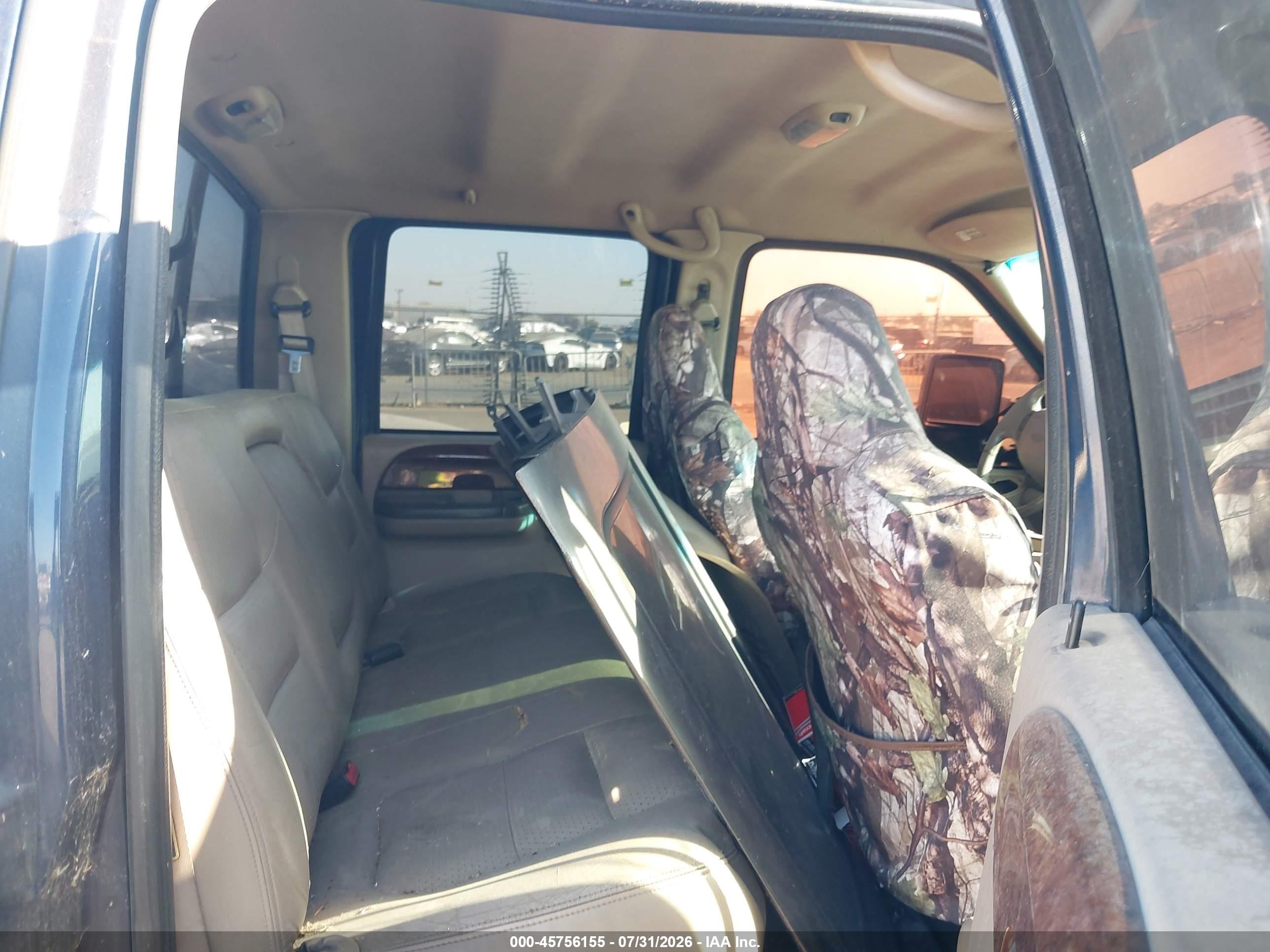 2001 Ford F-250 Lariat/xl/xlt Navy vin: 1FTNW21F51EB95102