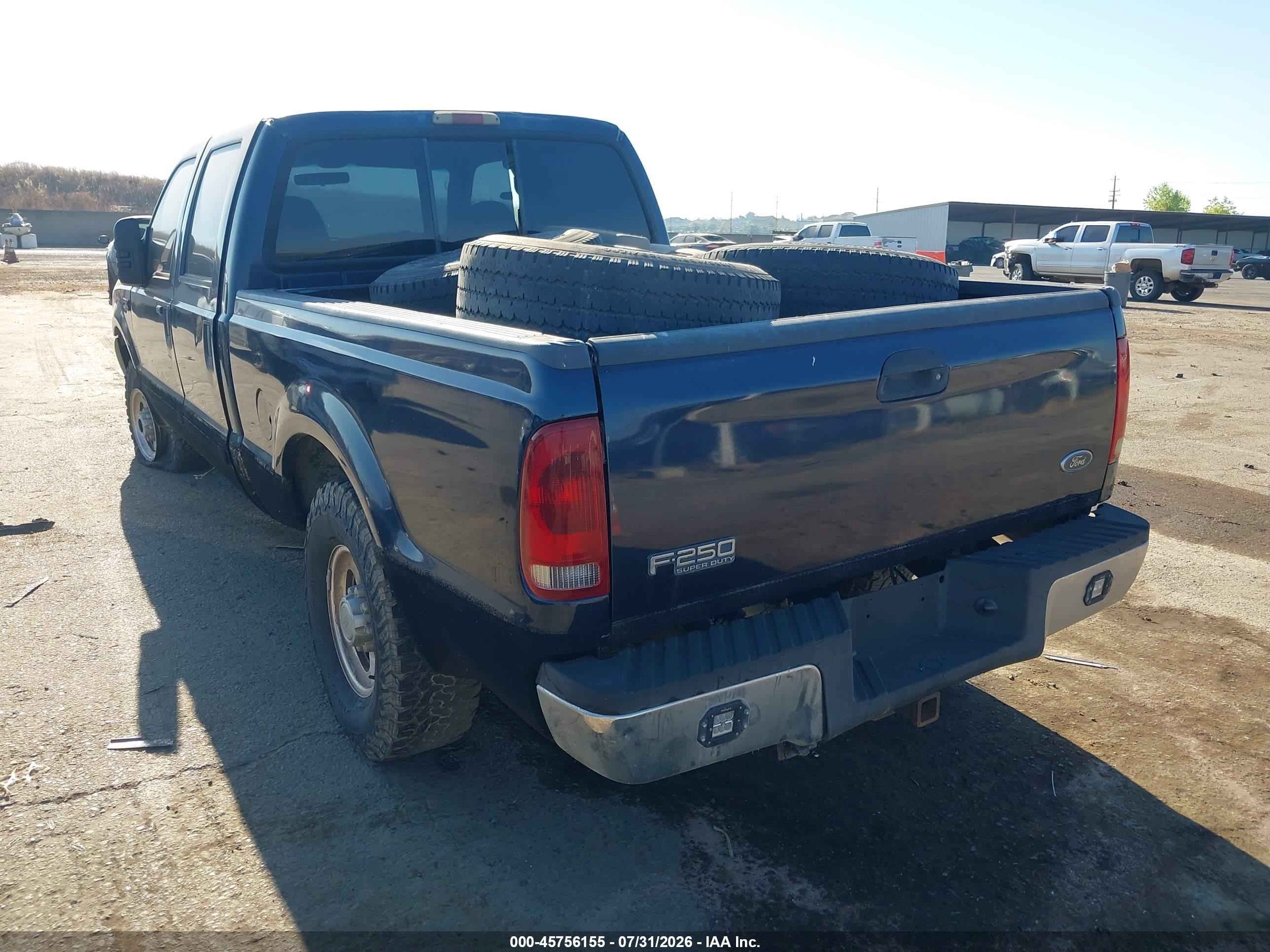 2001 Ford F-250 Lariat/xl/xlt Navy vin: 1FTNW21F51EB95102