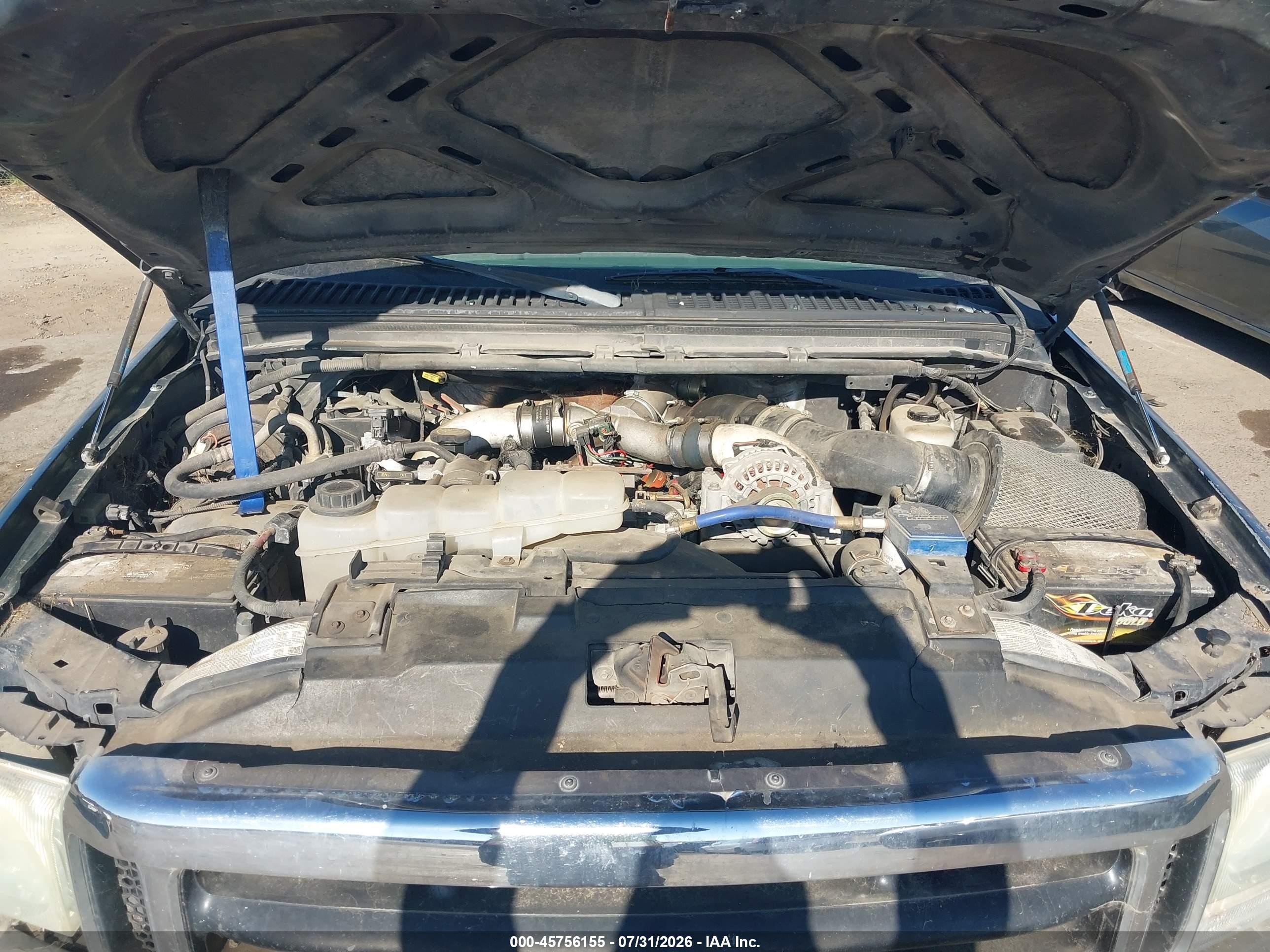 2001 Ford F-250 Lariat/xl/xlt Navy vin: 1FTNW21F51EB95102