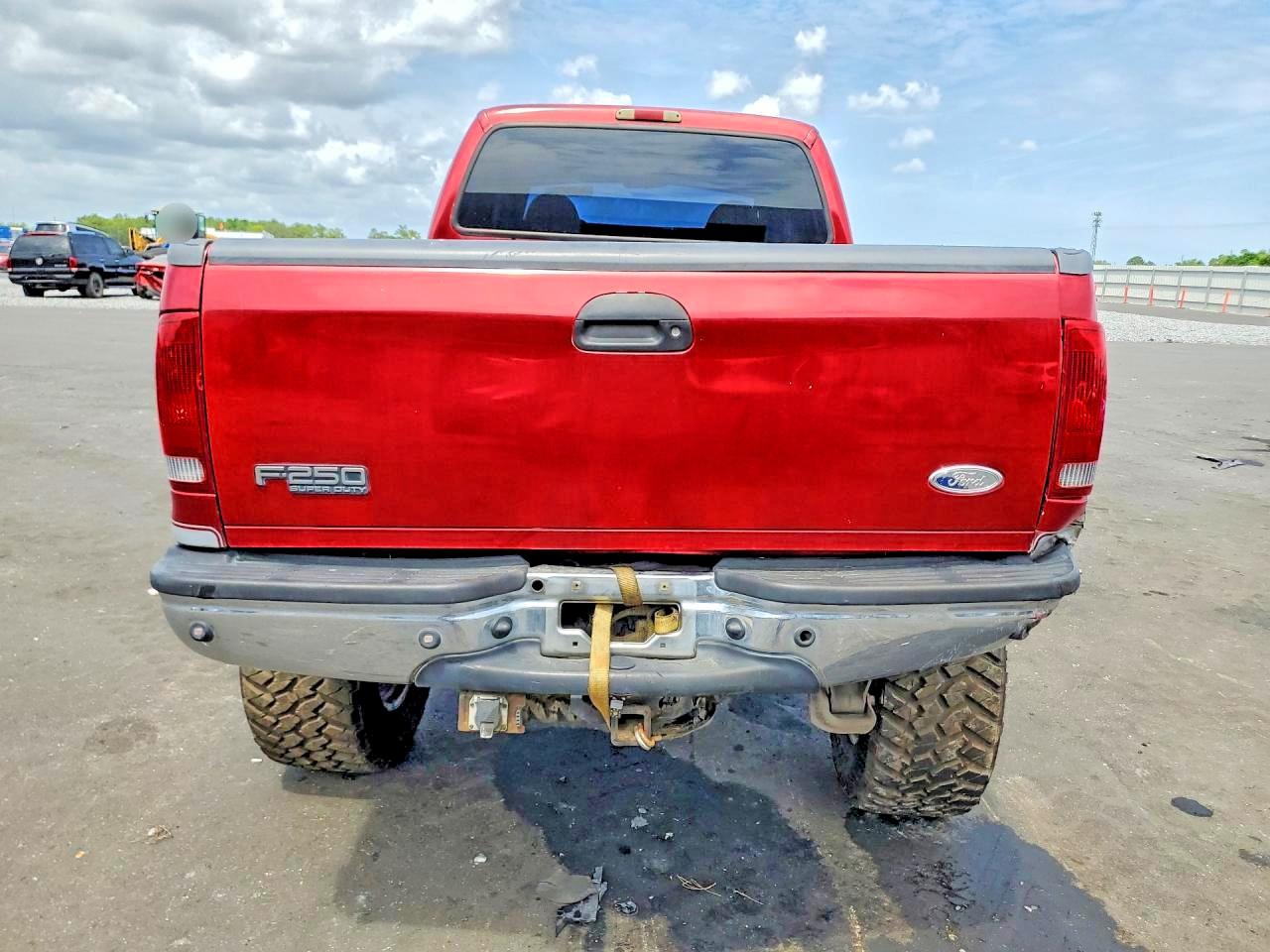 2001 Ford F250 Super Duty Темно-бордовый vin: 1FTNW21F51EC26719