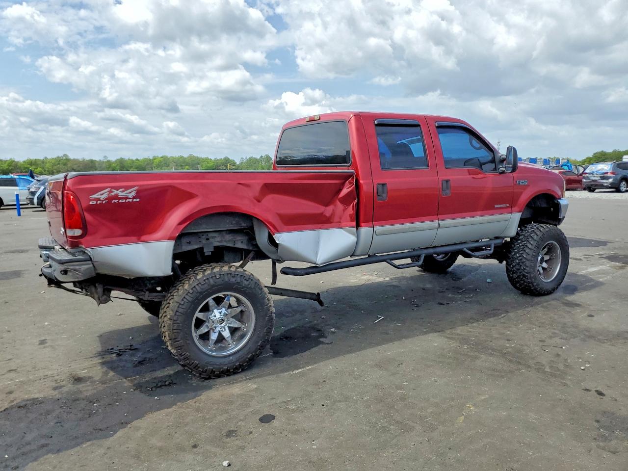 2001 Ford F250 Super Duty Темно-бордовый vin: 1FTNW21F51EC26719