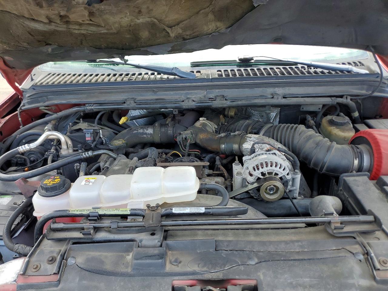 2001 Ford F250 Super Duty Темно-бордовый vin: 1FTNW21F51EC26719
