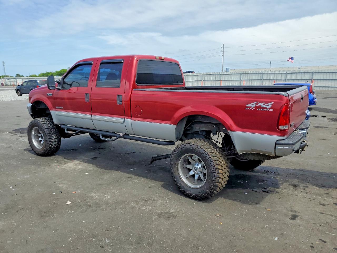 2001 Ford F250 Super Duty Темно-бордовый vin: 1FTNW21F51EC26719