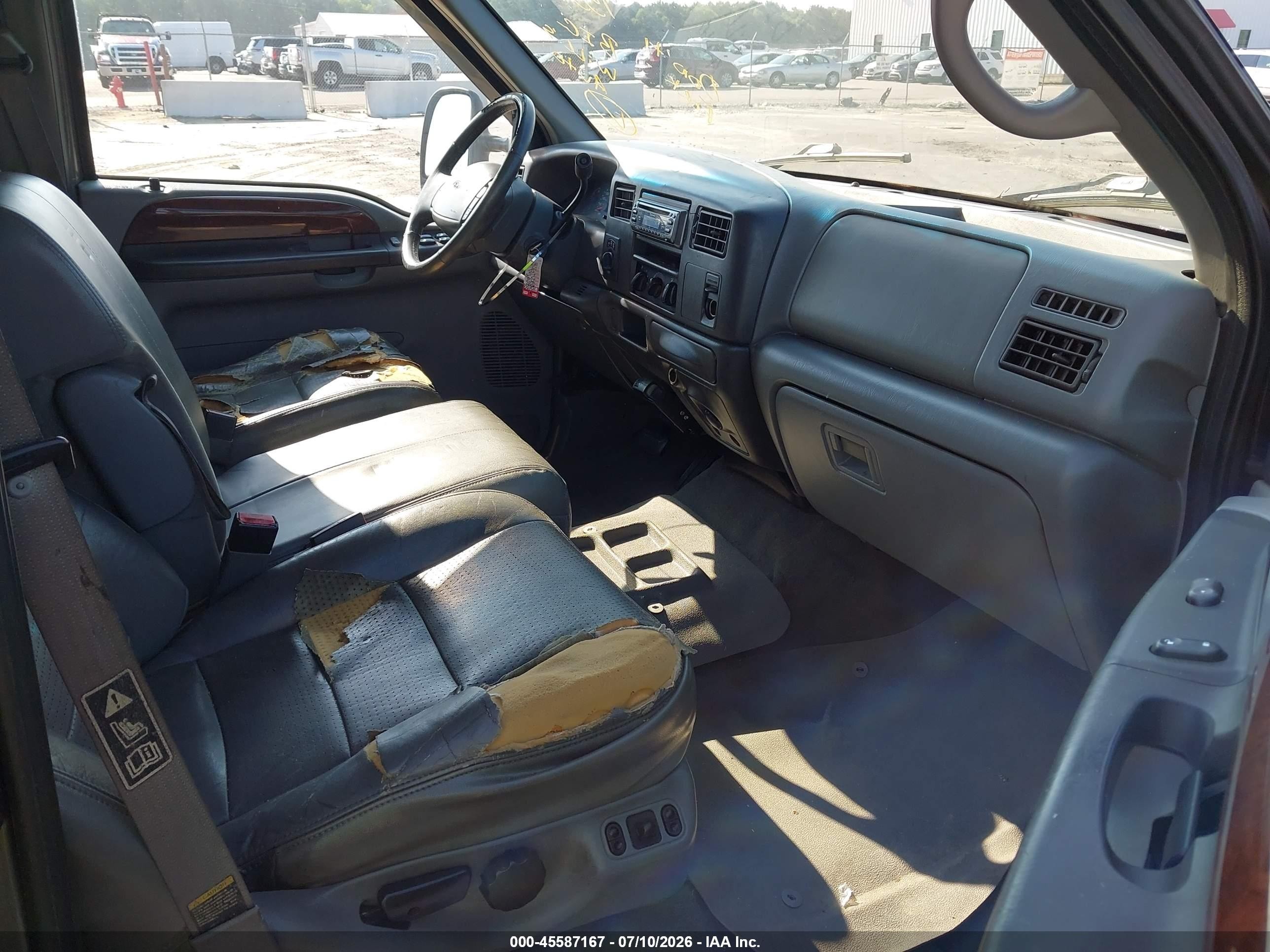 2002 Ford F-250 Lariat/xl/xlt Серый vin: 1FTNW21F52ED15515