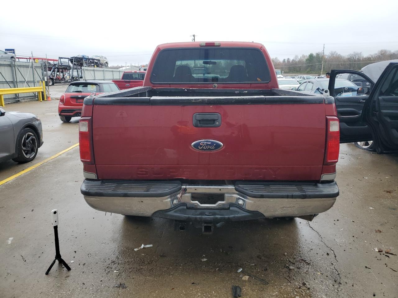 2002 Ford F250 Super Duty Maroon vin: 1FTNW21F52ED44819