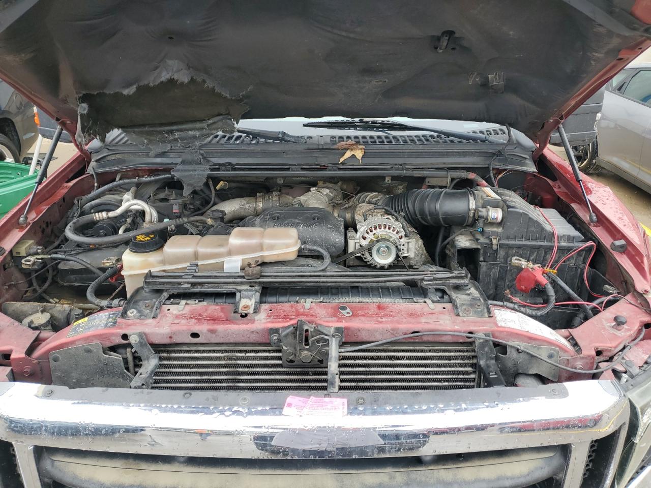 2002 Ford F250 Super Duty Maroon vin: 1FTNW21F52ED44819