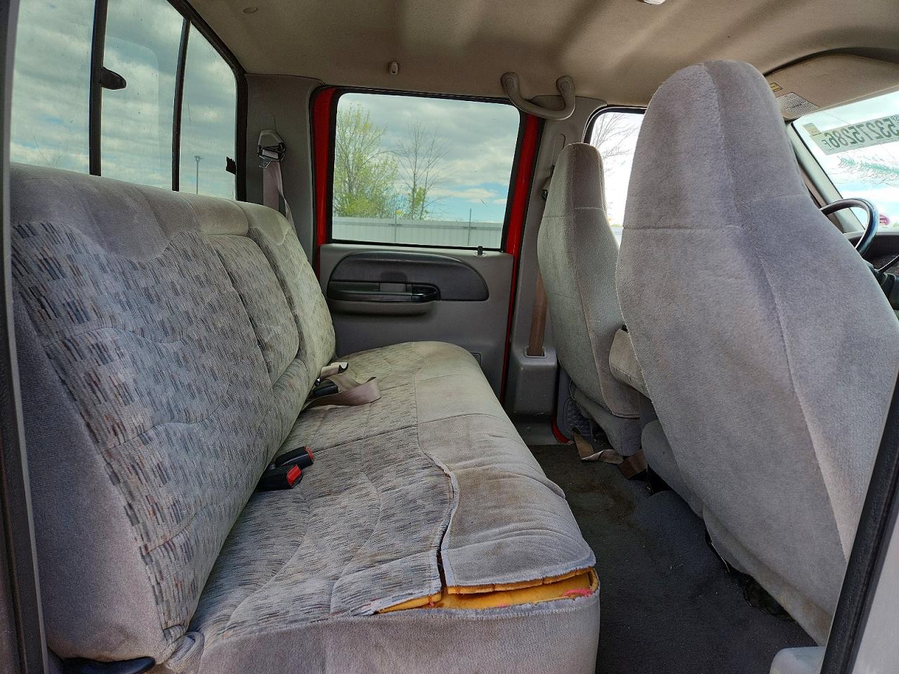 1999 Ford F250 Super Duty Red vin: 1FTNW21F5XEE93562