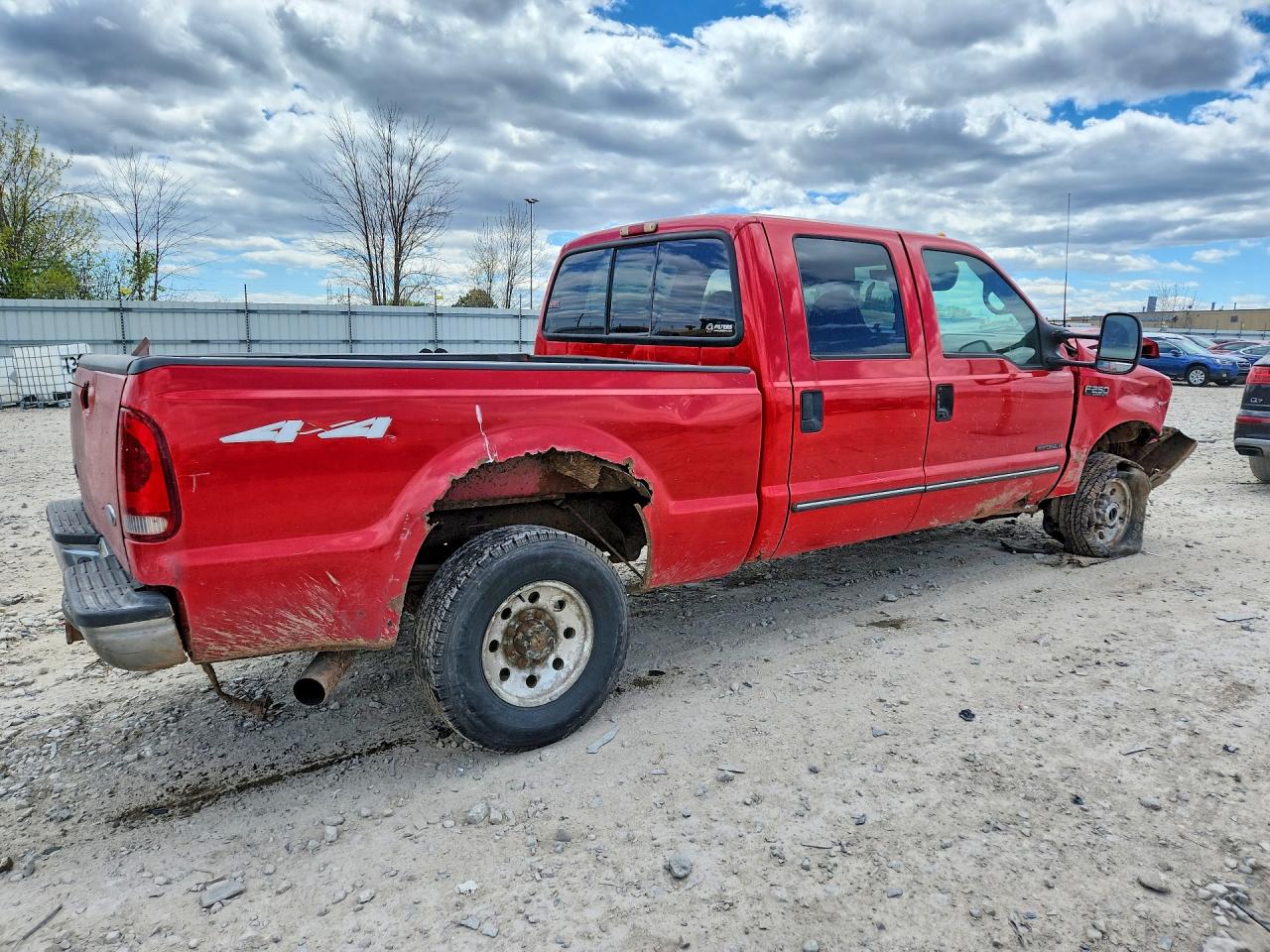 1999 Ford F250 Super Duty Red vin: 1FTNW21F5XEE93562