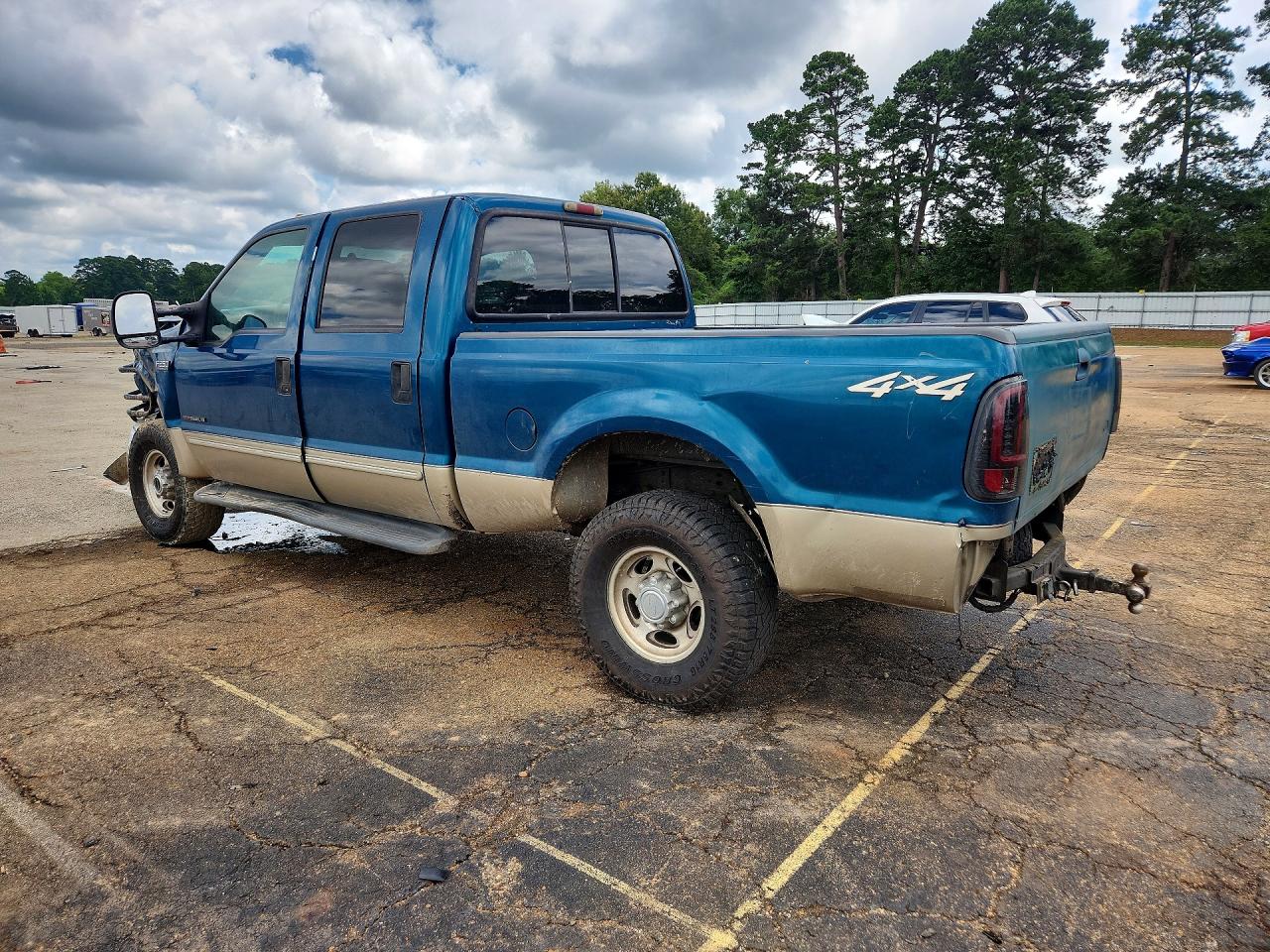 2000 Ford F250 Super Duty Синий vin: 1FTNW21F5YEE18846