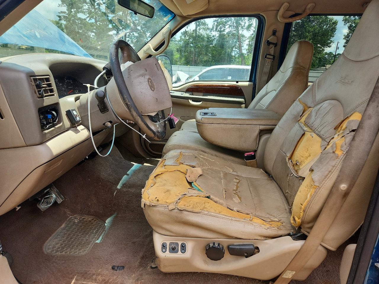 2000 Ford F250 Super Duty Синий vin: 1FTNW21F5YEE18846