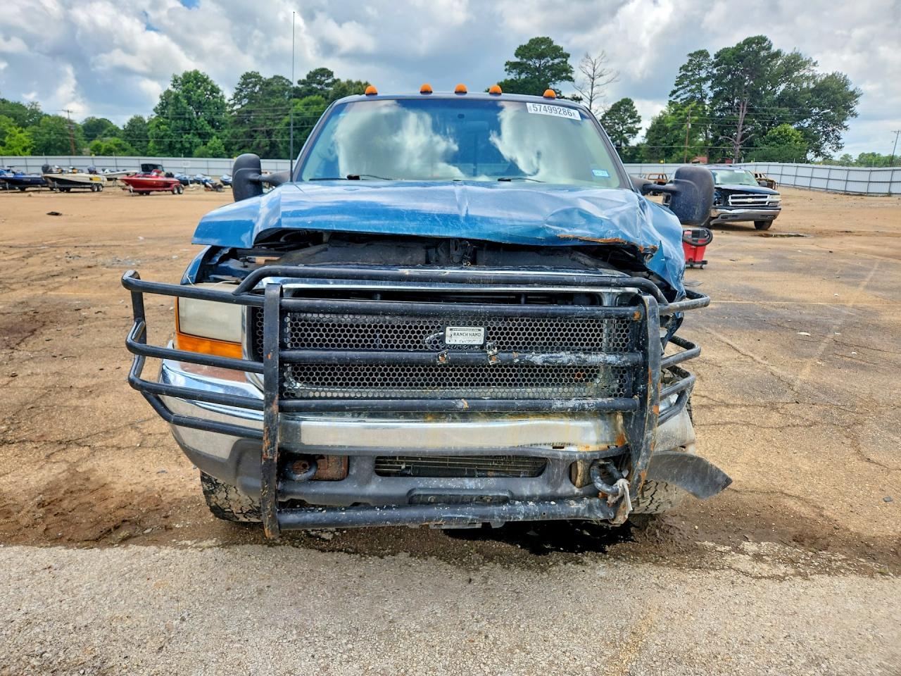 2000 Ford F250 Super Duty Синий vin: 1FTNW21F5YEE18846