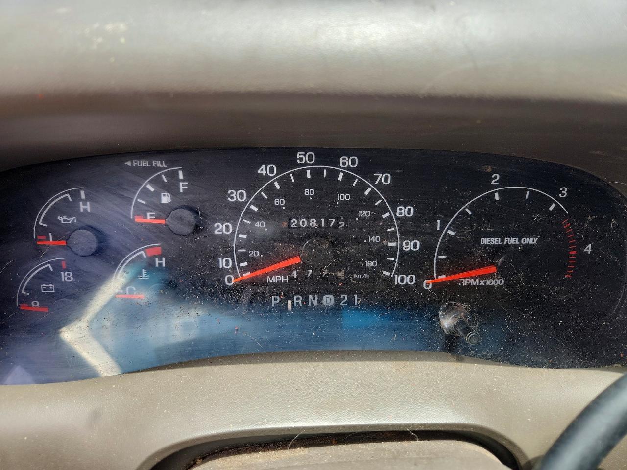 2000 Ford F250 Super Duty Синий vin: 1FTNW21F5YEE18846