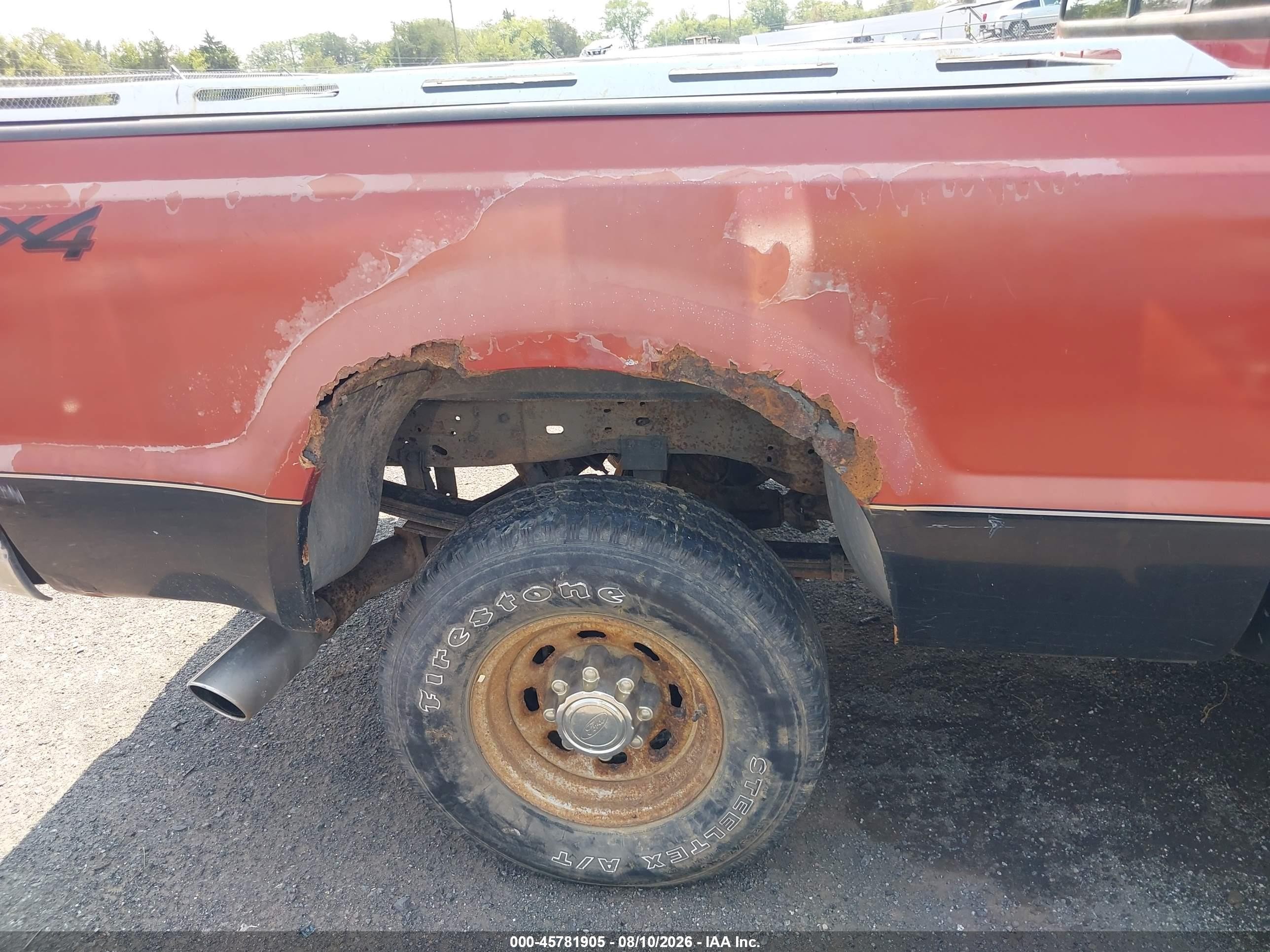 2001 Ford F-250 Lariat/xl/xlt Orange vin: 1FTNW21F61EB31179
