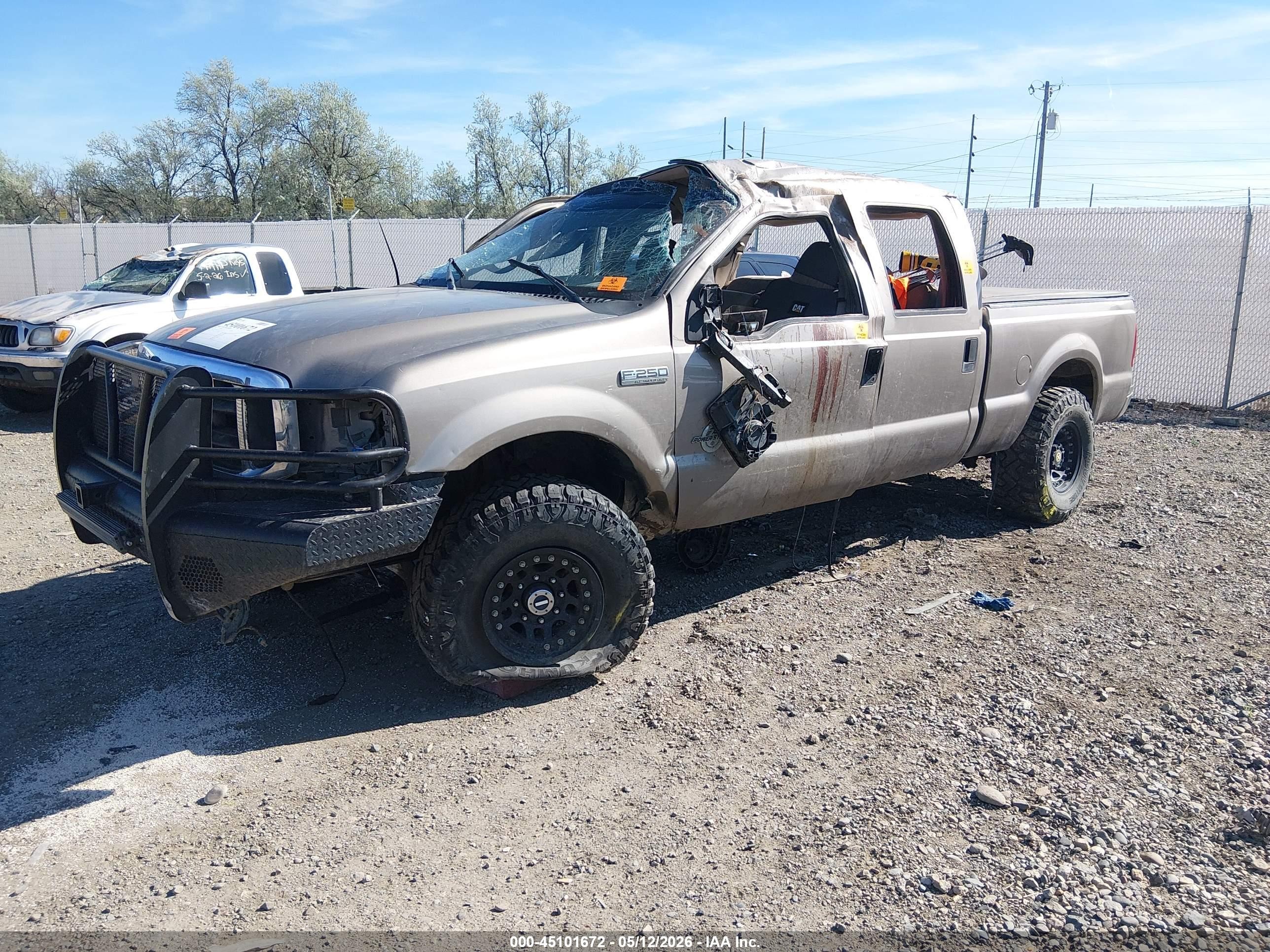 2002 Ford F-250 Lariat/xl/xlt Gold vin: 1FTNW21F62EB74227