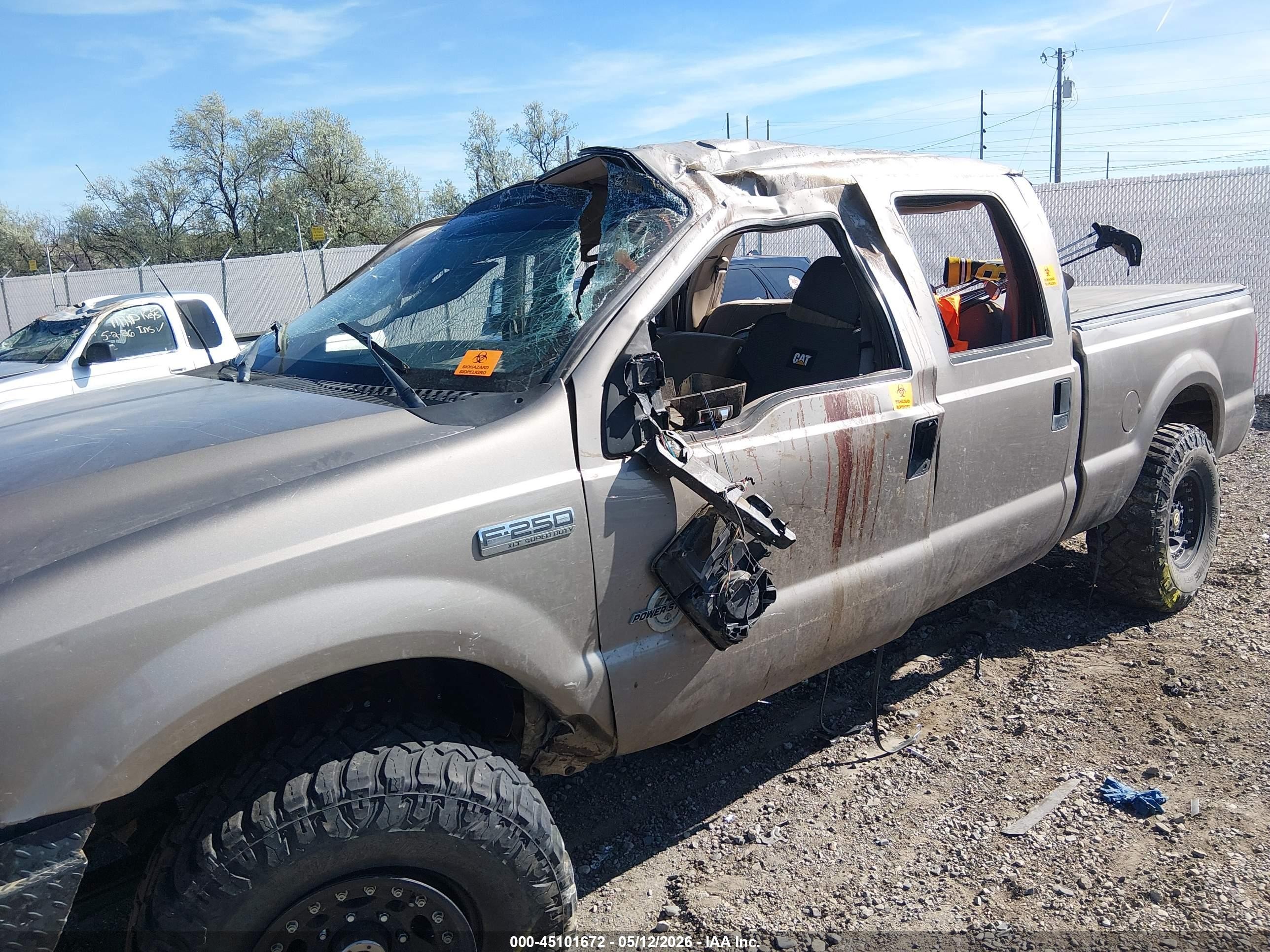 2002 Ford F-250 Lariat/xl/xlt Gold vin: 1FTNW21F62EB74227