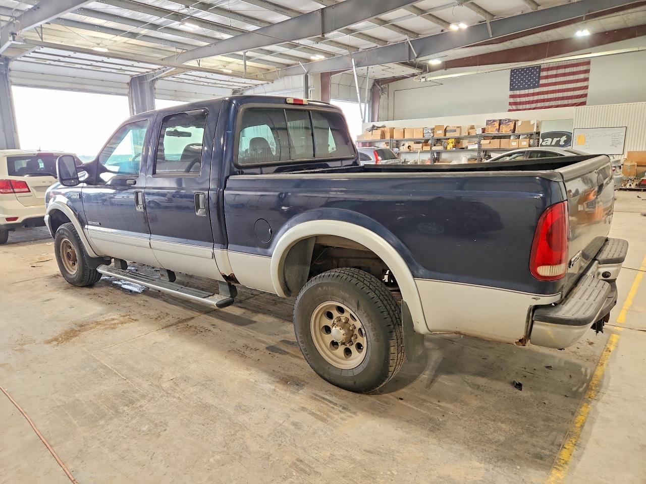 2002 Ford F250 Super Duty Синий vin: 1FTNW21F62EB94056