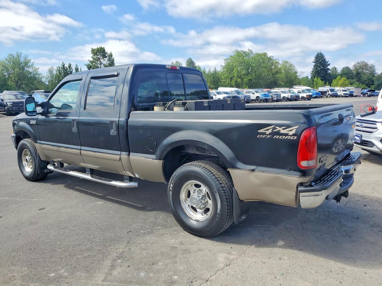 2002 Ford F250 Super Duty Black vin: 1FTNW21F62EC68477