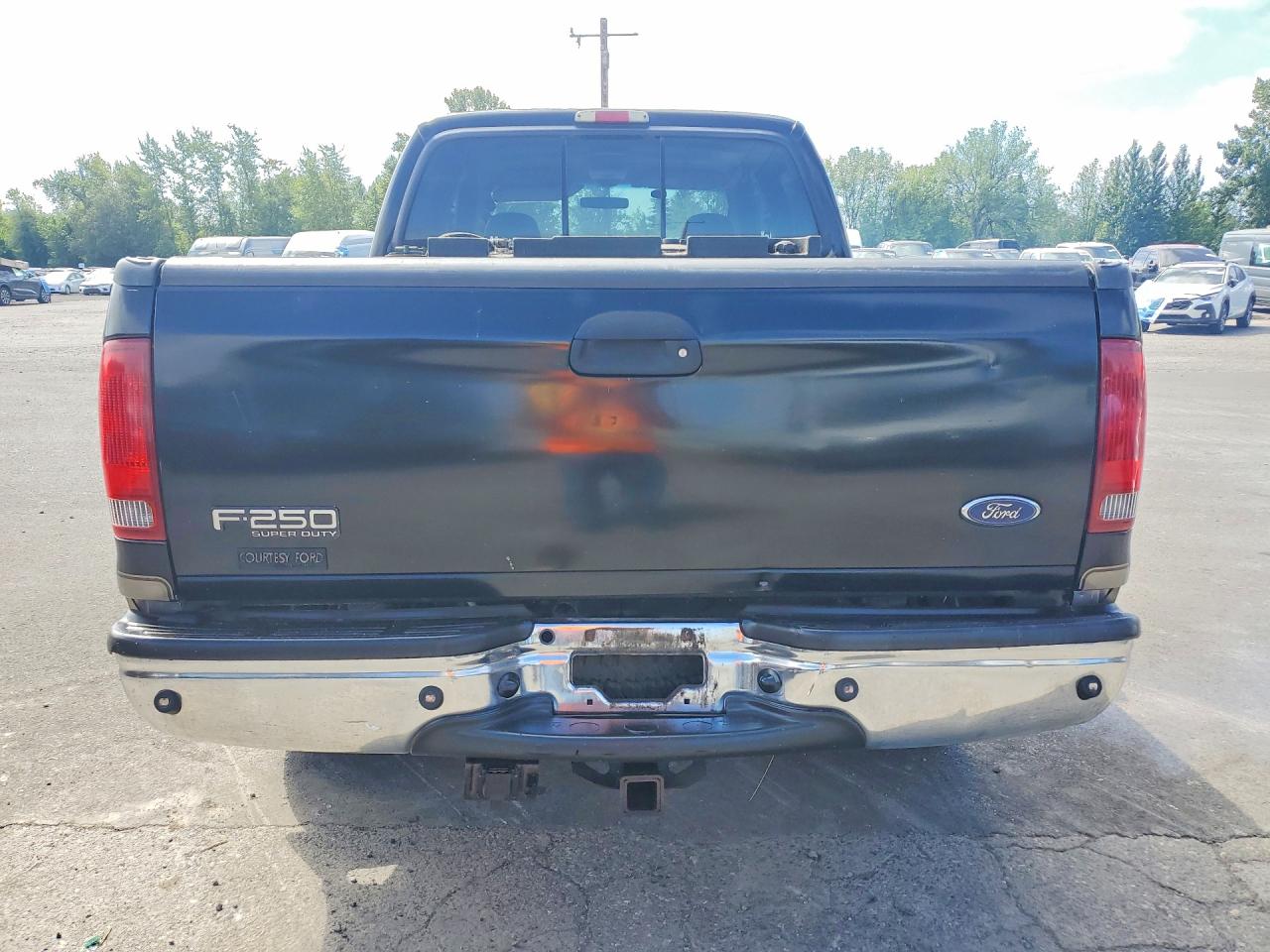 2002 Ford F250 Super Duty Black vin: 1FTNW21F62EC68477