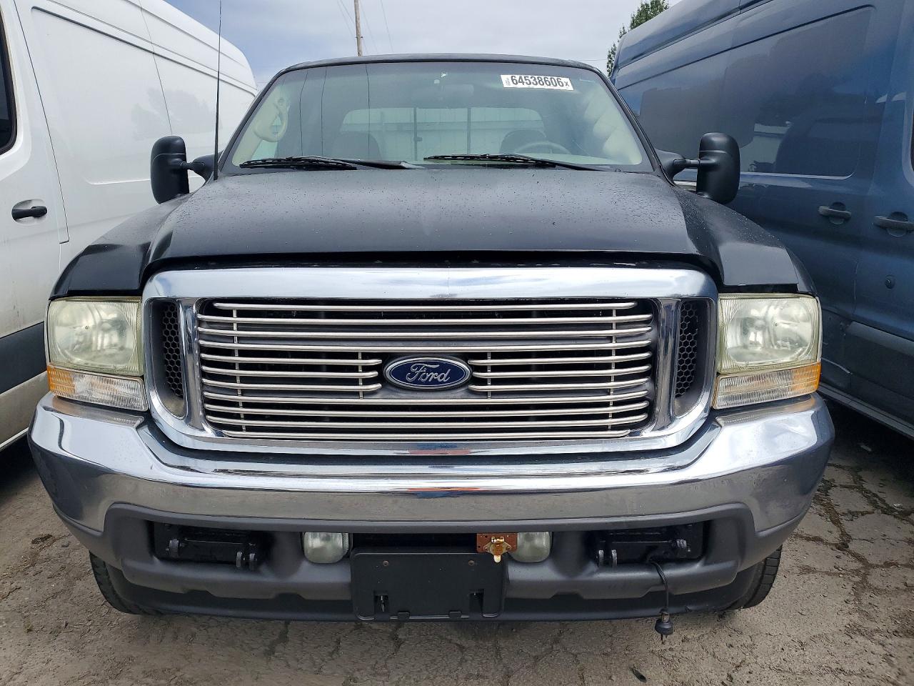 2002 Ford F250 Super Duty Black vin: 1FTNW21F62EC68477